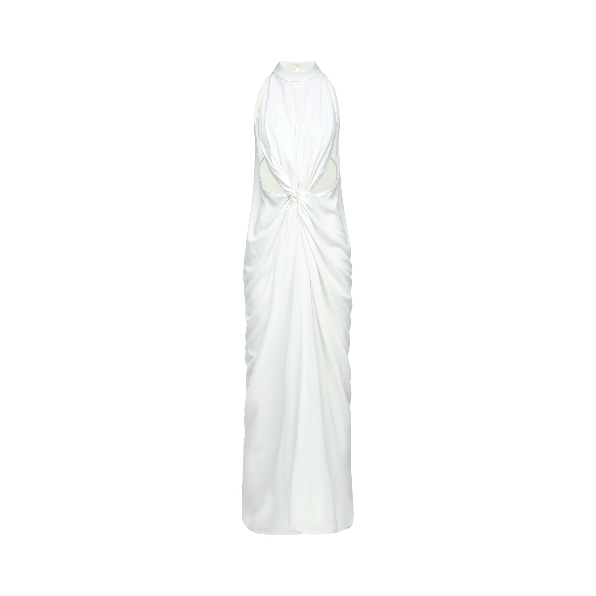 Anabella twist pleated maxi dress