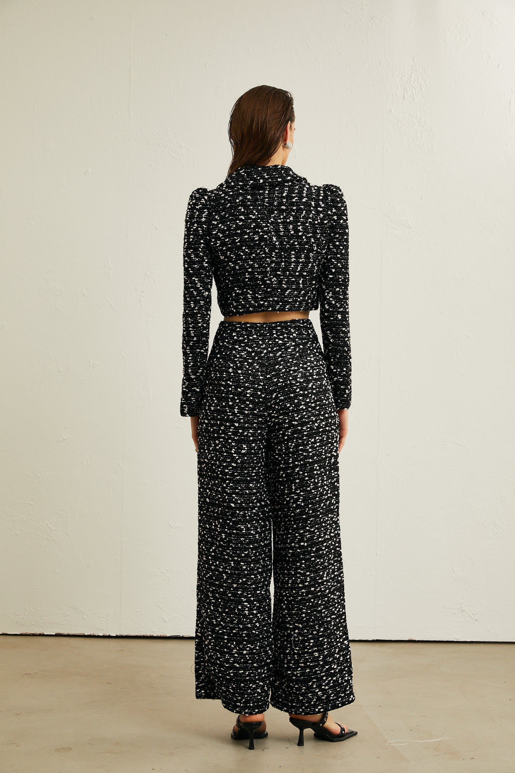 Martine tweed jacket & trousers matching set