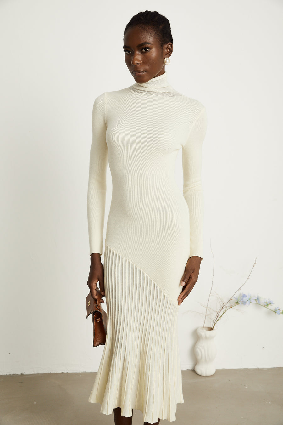 Emeline Midi Dress - White main image 0