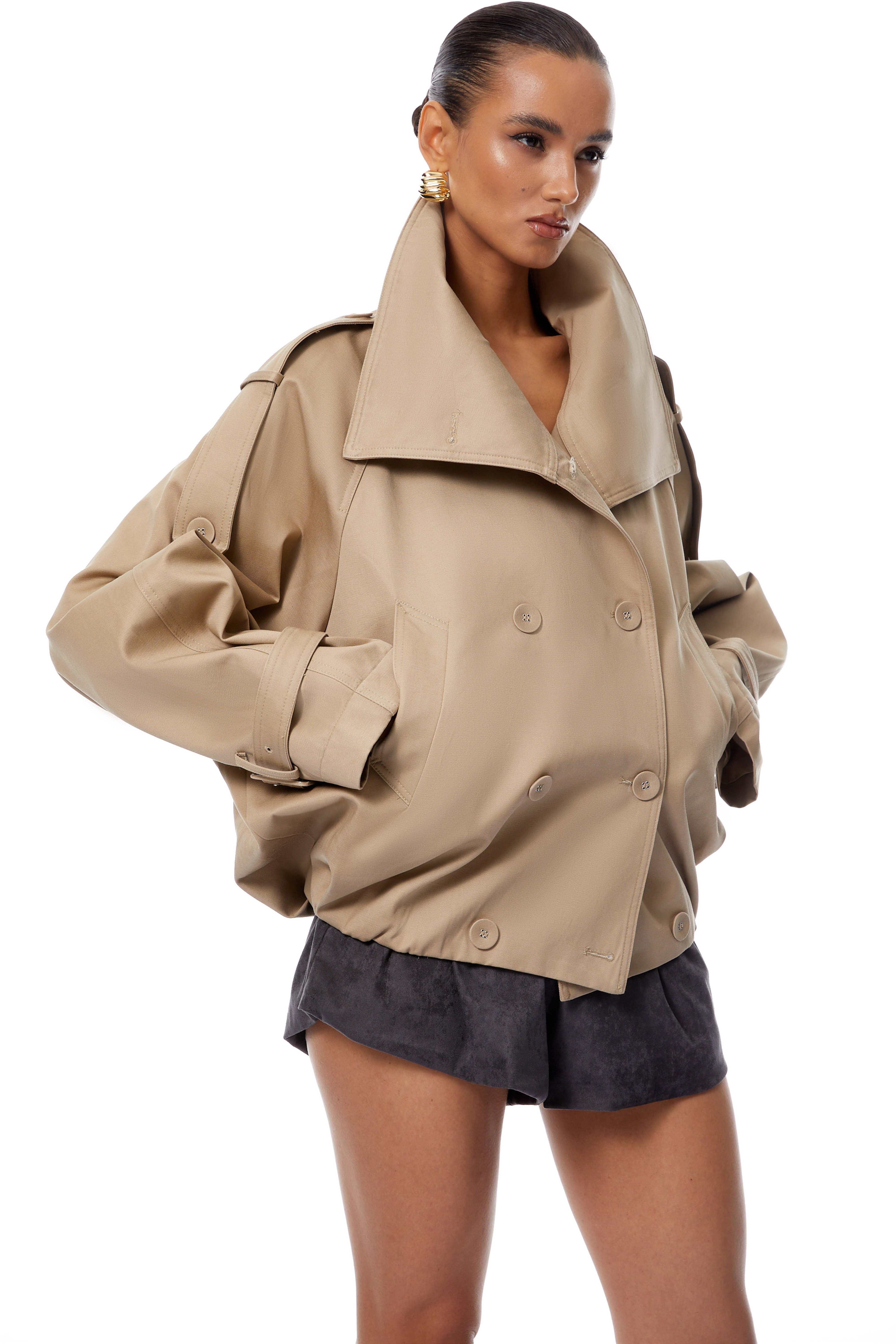eaphi WESTERN LONG COAT beige (Short Size)
