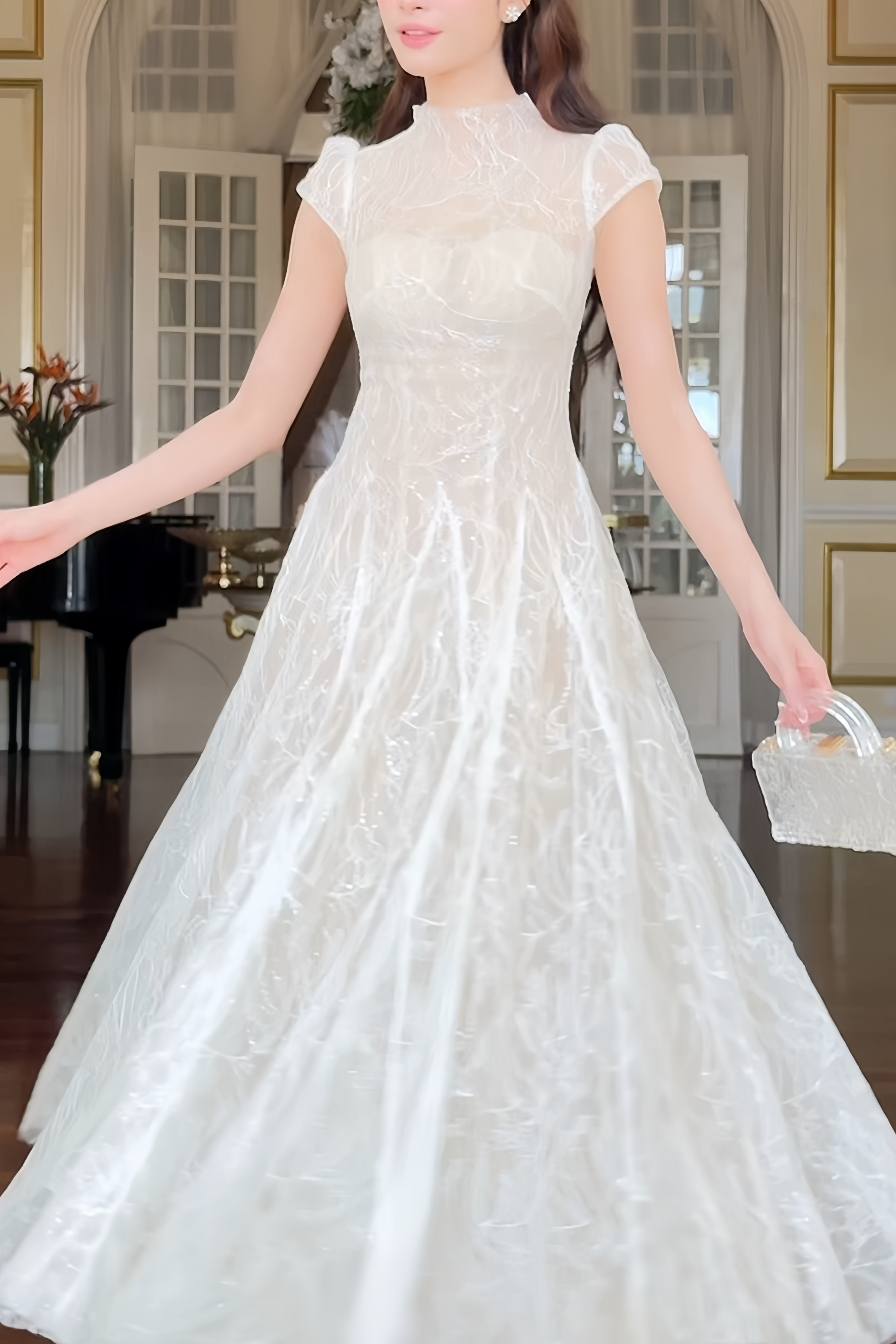 Celina Maxikleid aus Spitzenkorsett