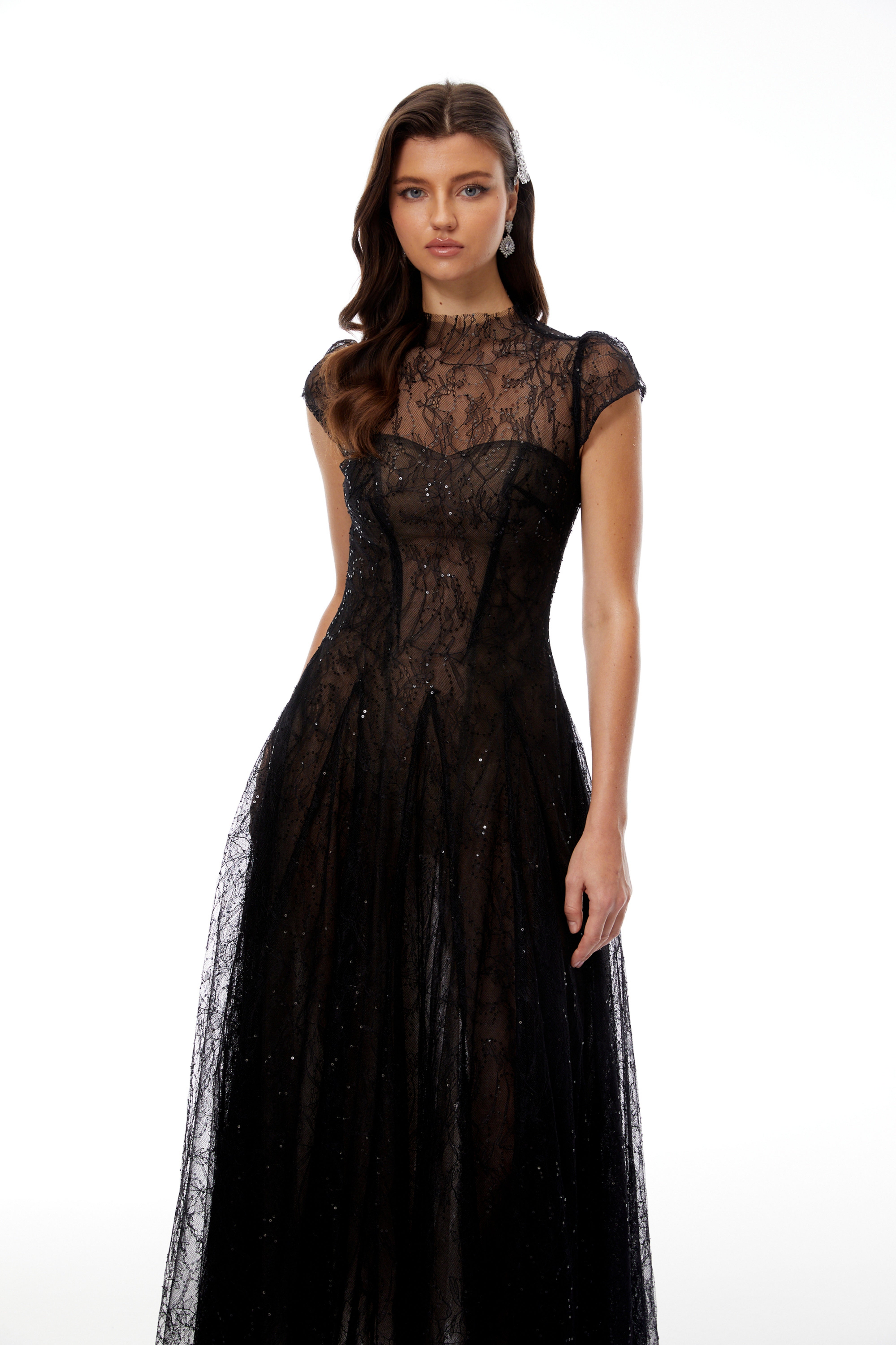 Celina Maxikleid aus Spitzenkorsett