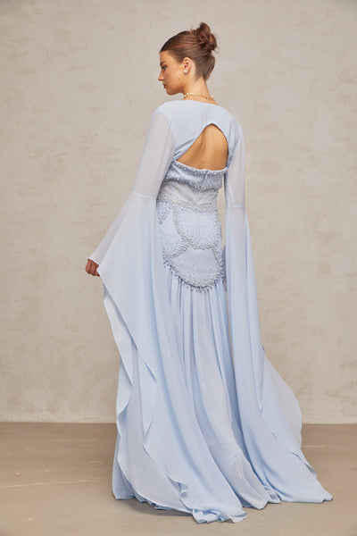 Gaelle Eyelet Maxi Dress