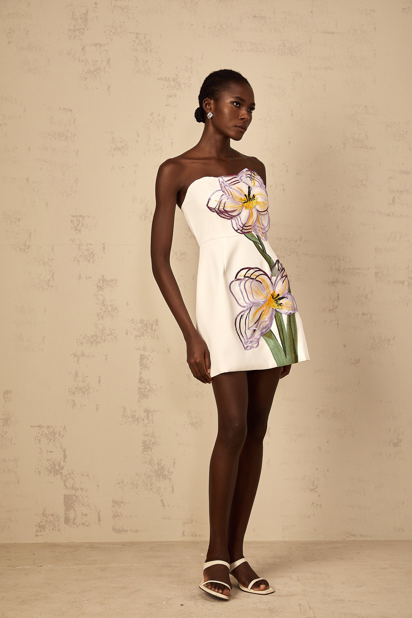 IRENE WHITE MINI DRESS