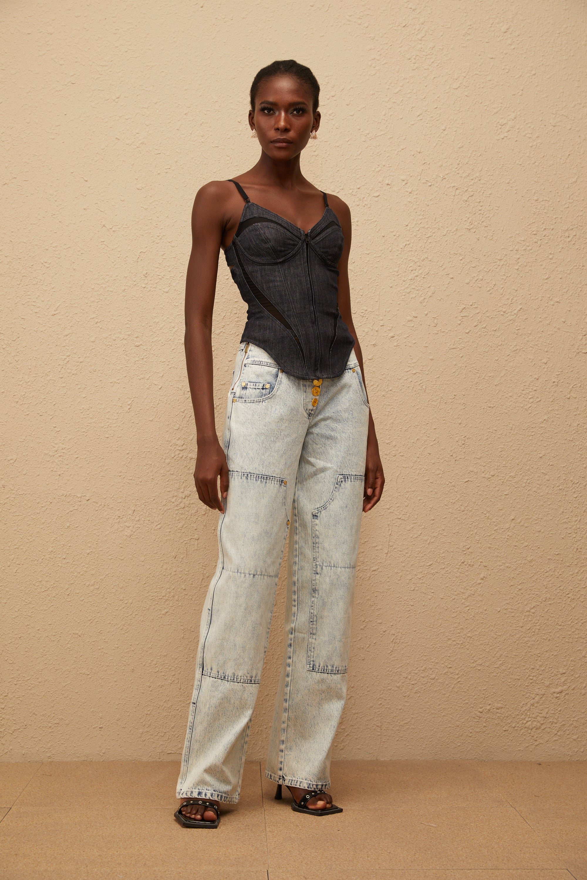 بلوزة جينز فيرا إنديجو بلو بوستير