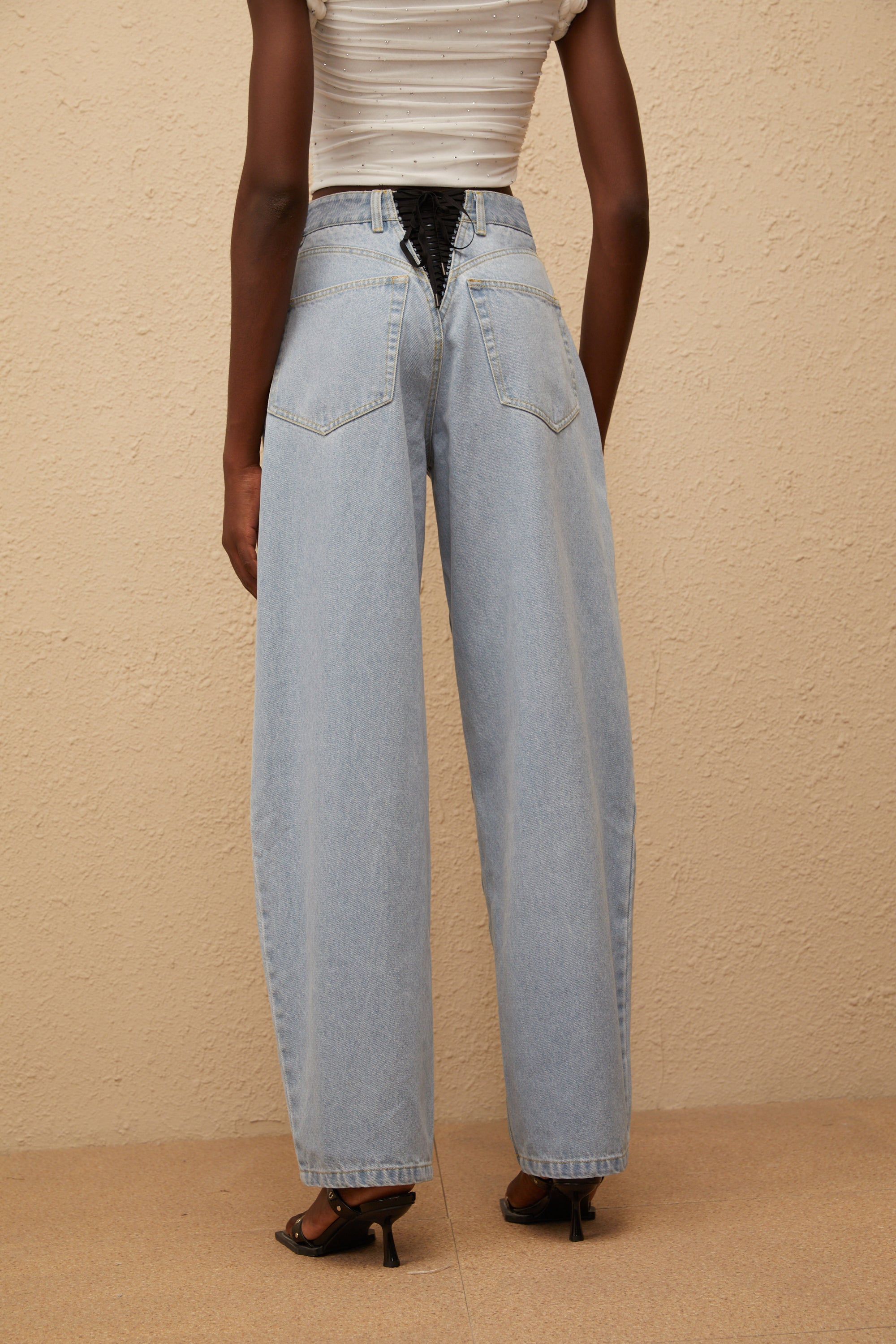 Alix Hellblaue Deinm Baggy Jeans