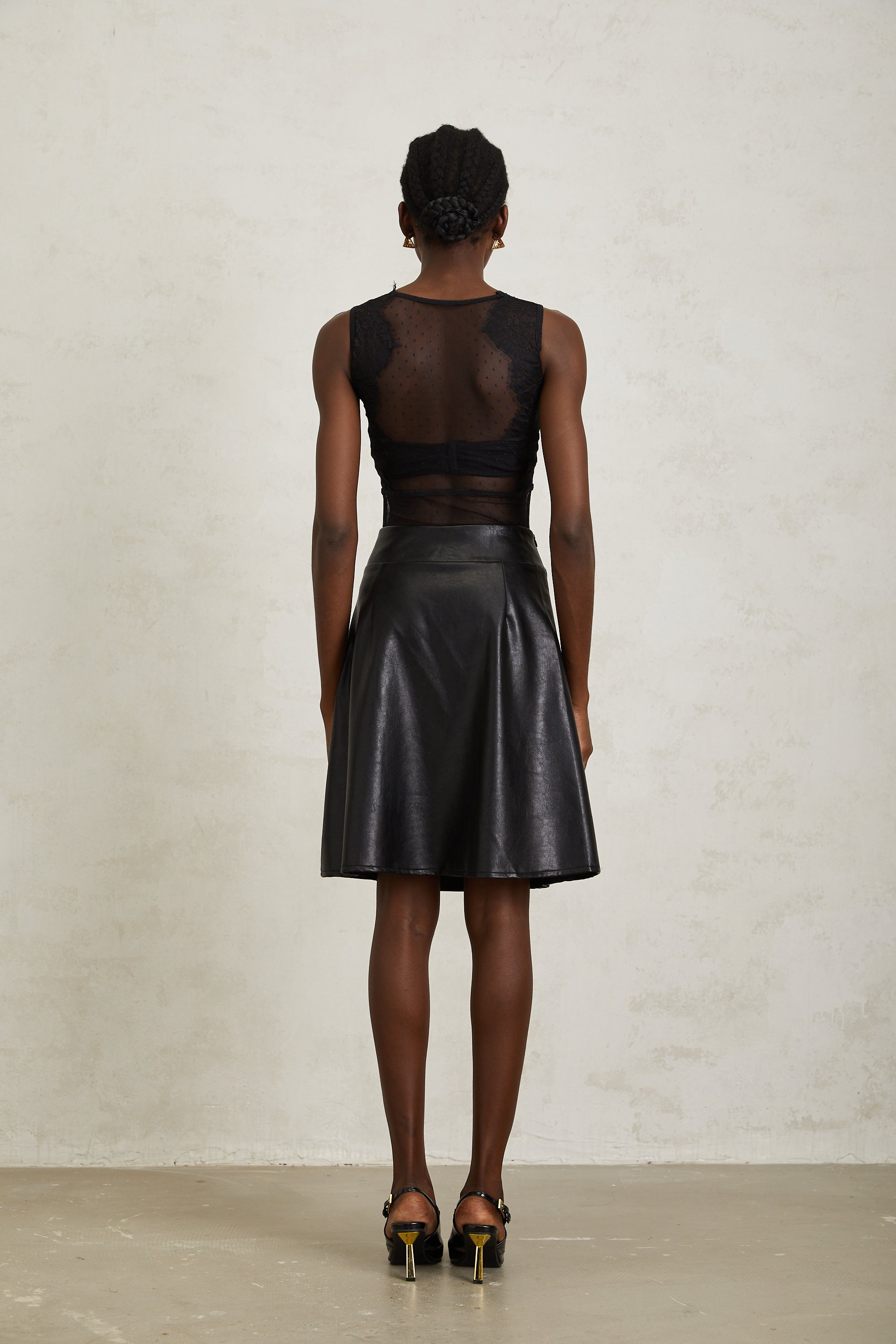 Josette Black Floral Lace Bodysuit