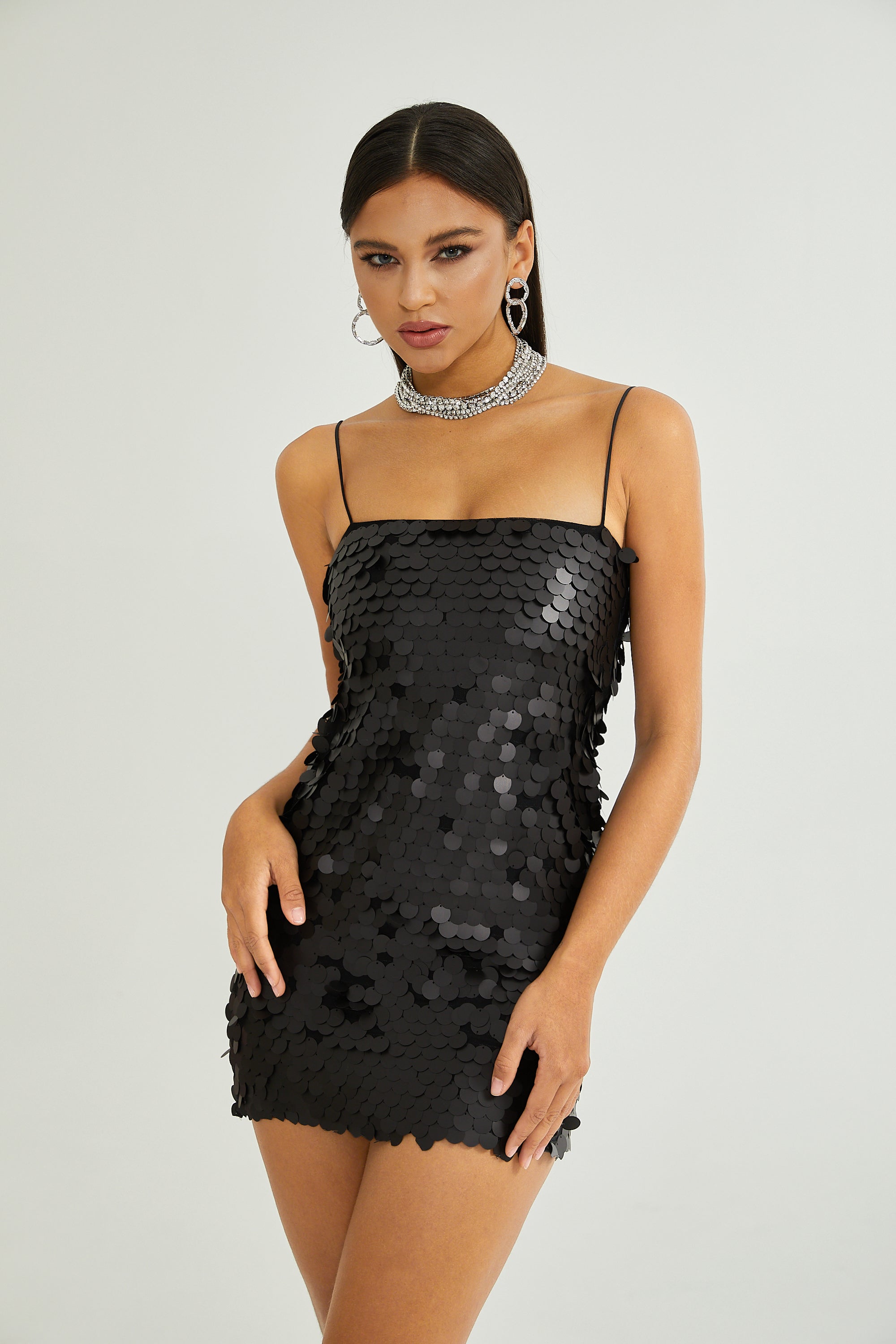 Gisèle sequin-embellished dress