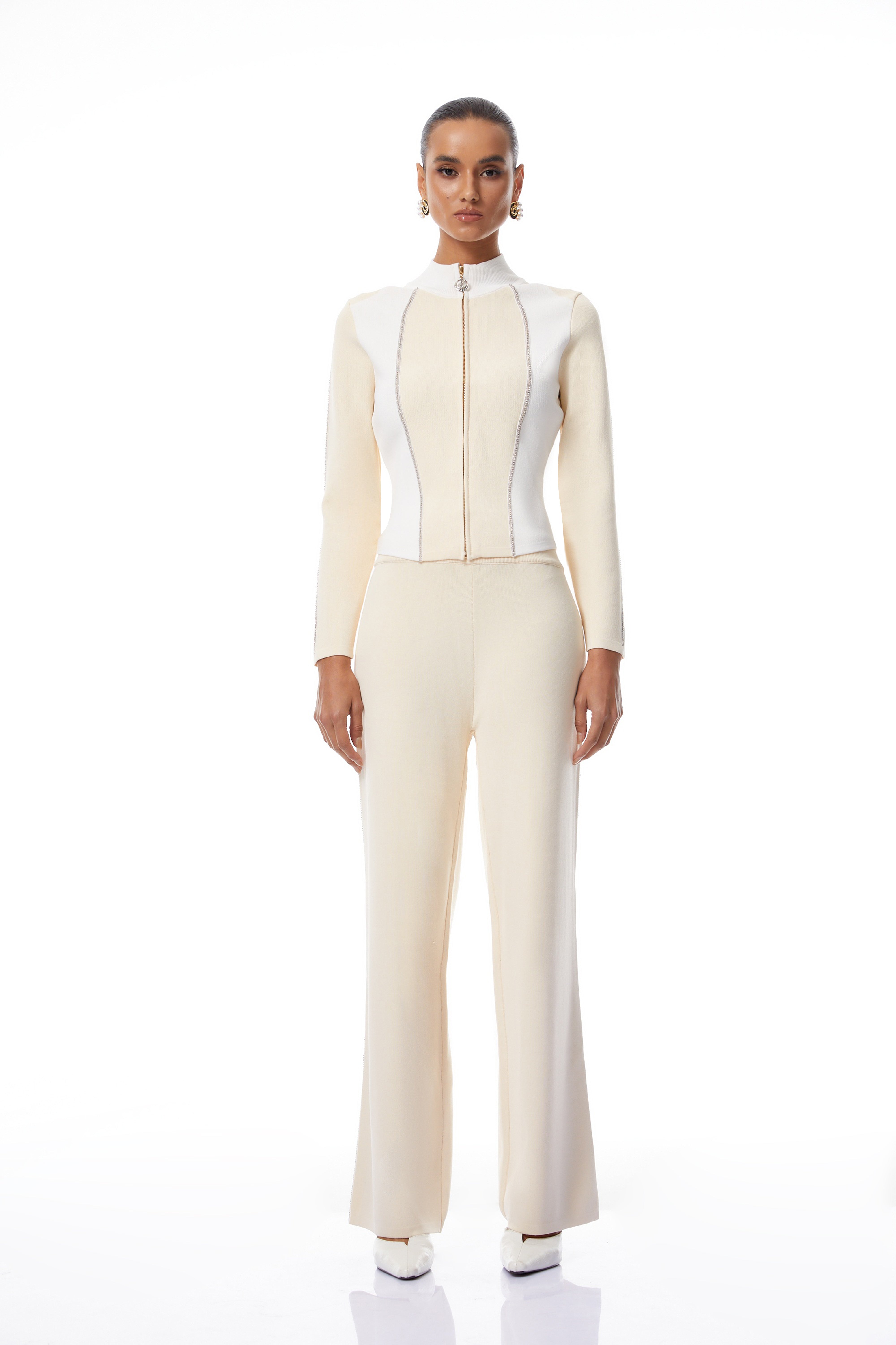 طقم كينيدي المنسوج المترابط بالخيوط المعدنية المحايدة