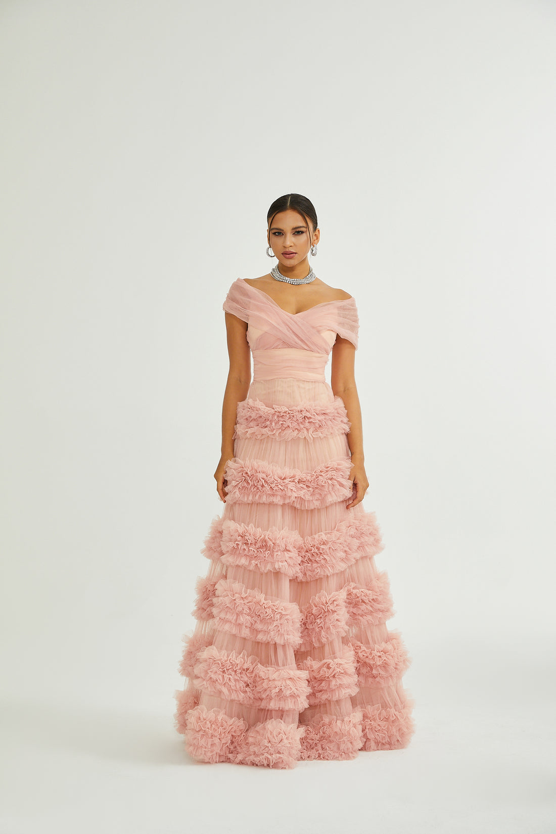 Solenne Fine Pointelle Maxi Dress