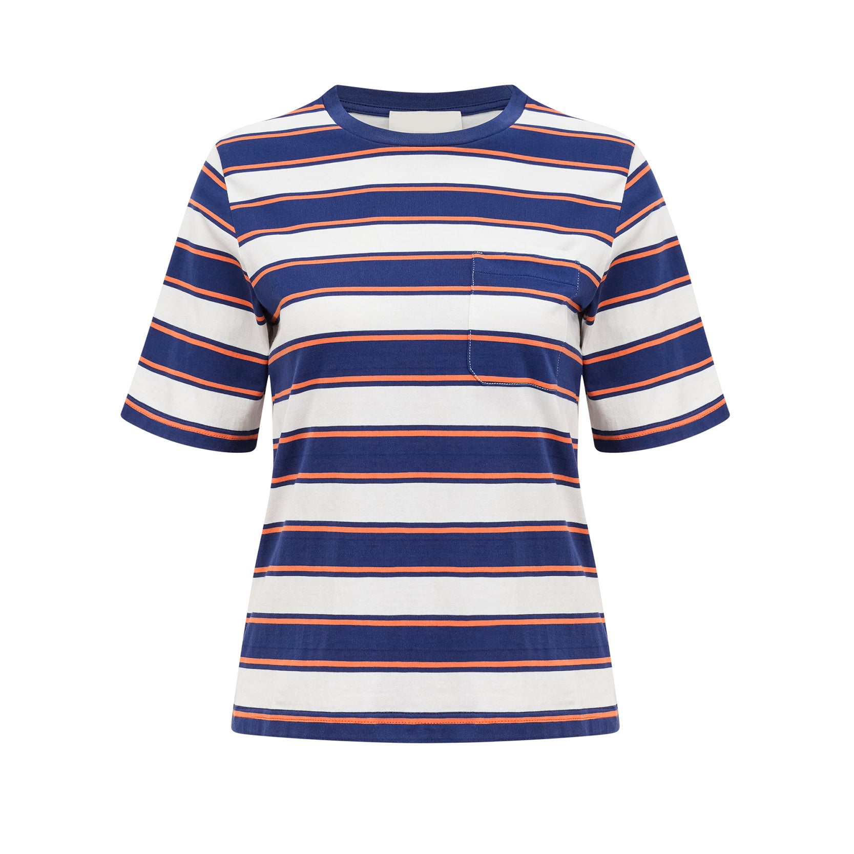 Jade stripe-print cotton T-shirt