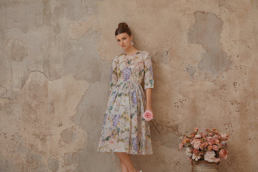 Florence Mini Dress White Embroidery