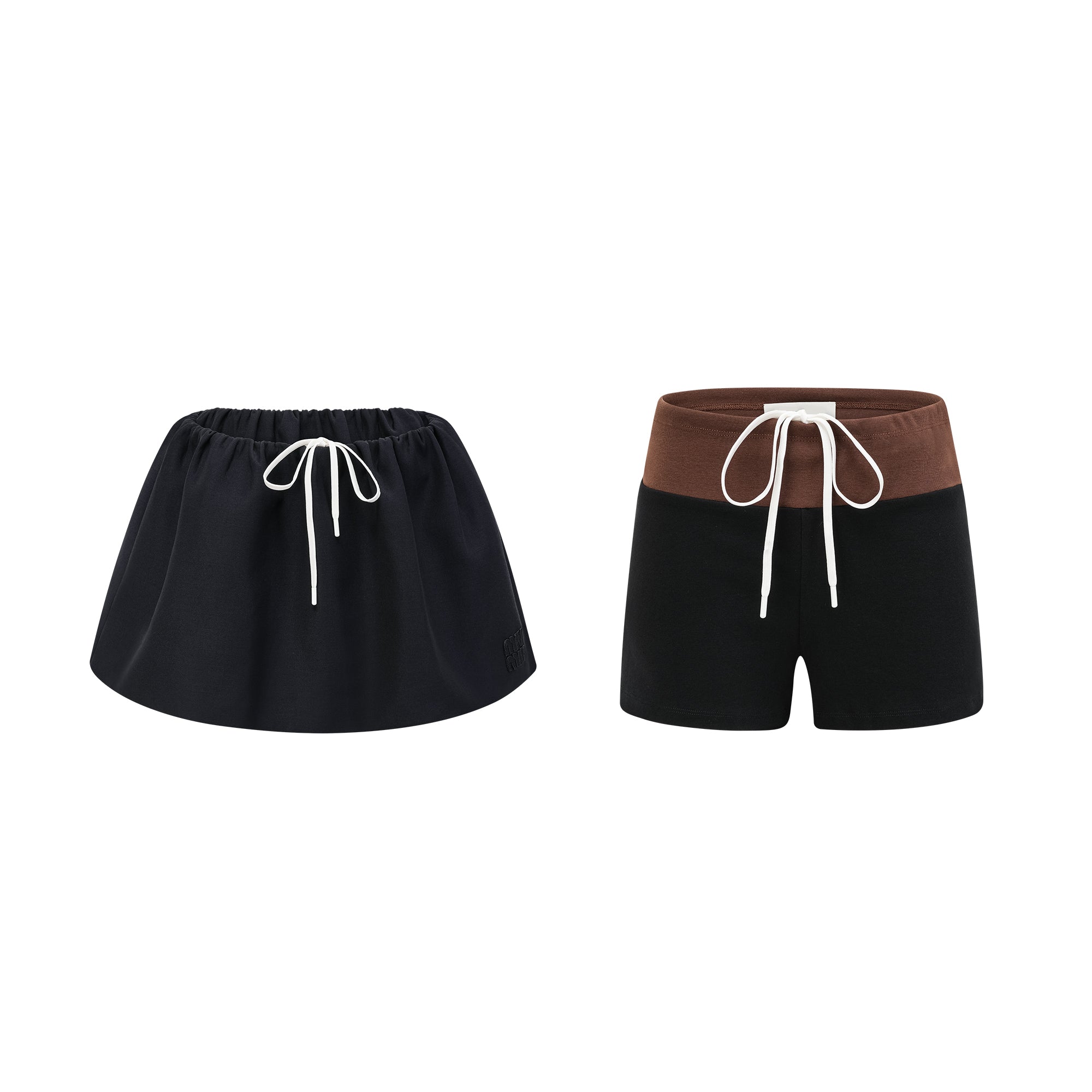 Sarita flared wool mini skirt