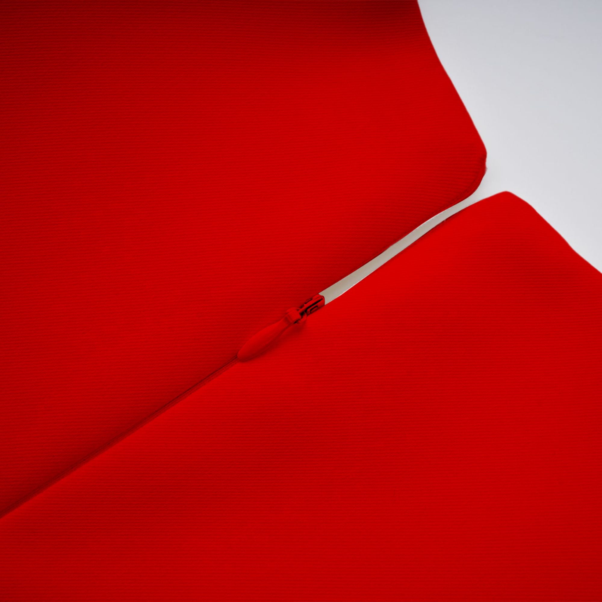 Irène Red Sequined Floral Embroidered Midi Dress