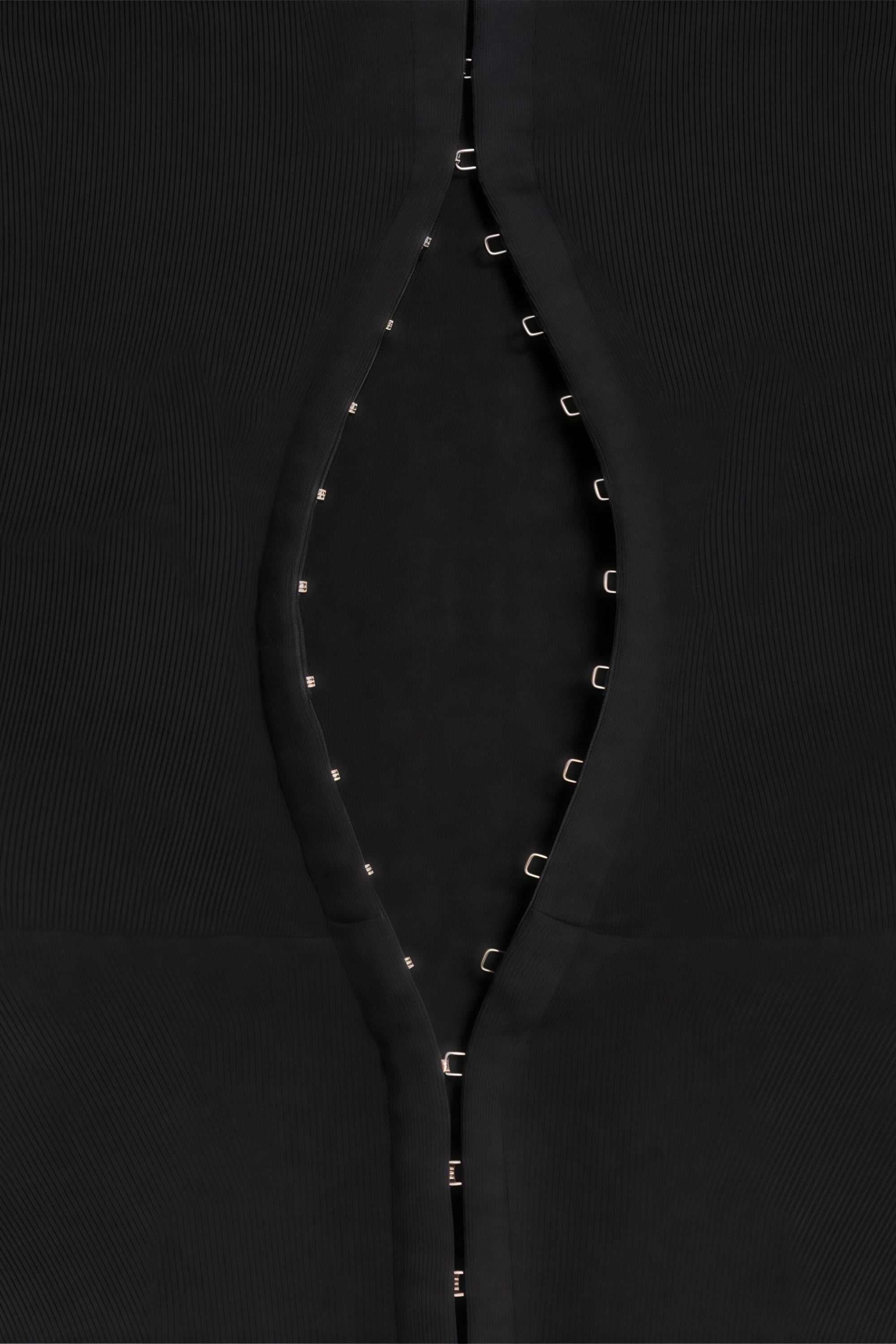 Andrea Black Keyhole Corset Mini Dress