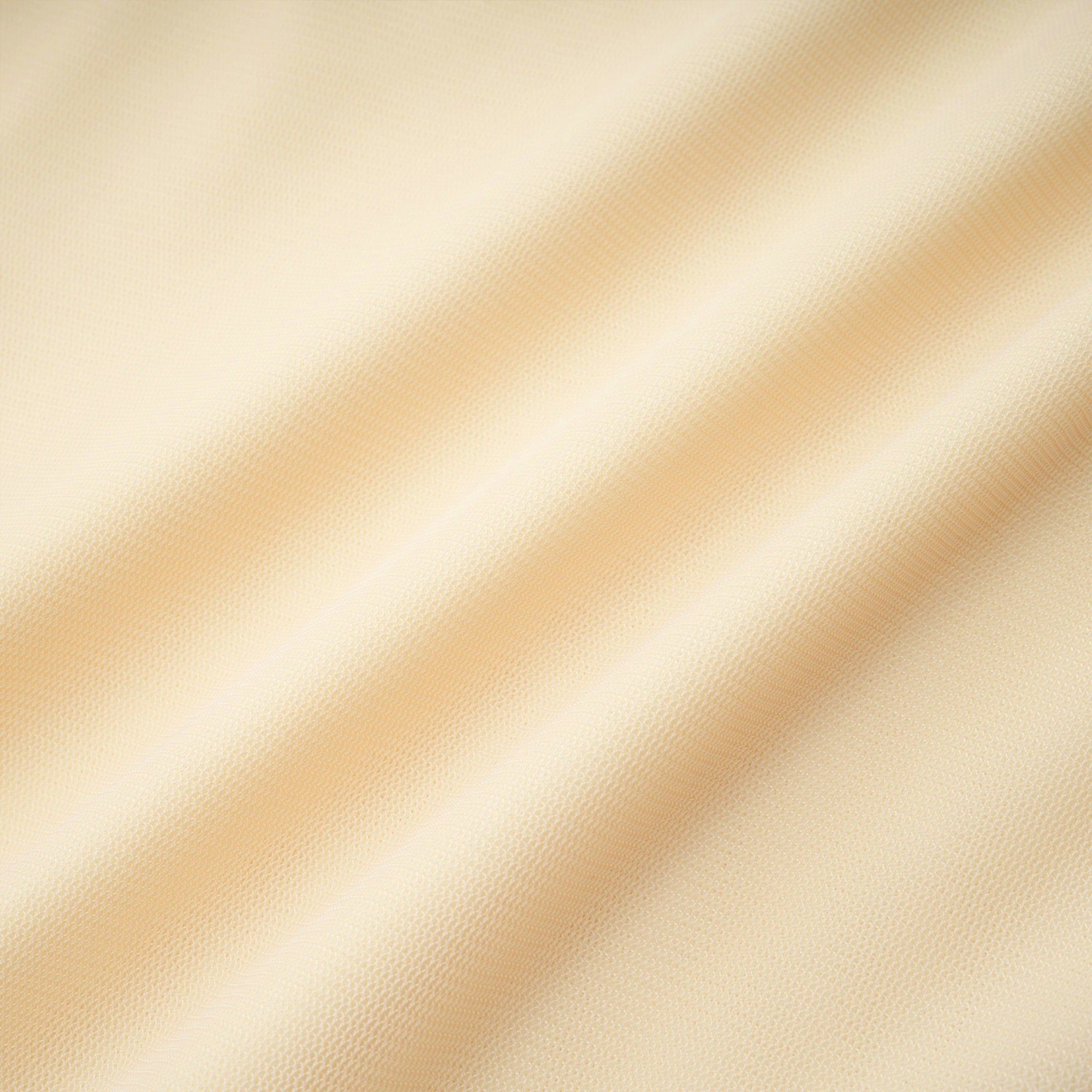 Robe longue plissée à manches lanterne jaune Annabelle