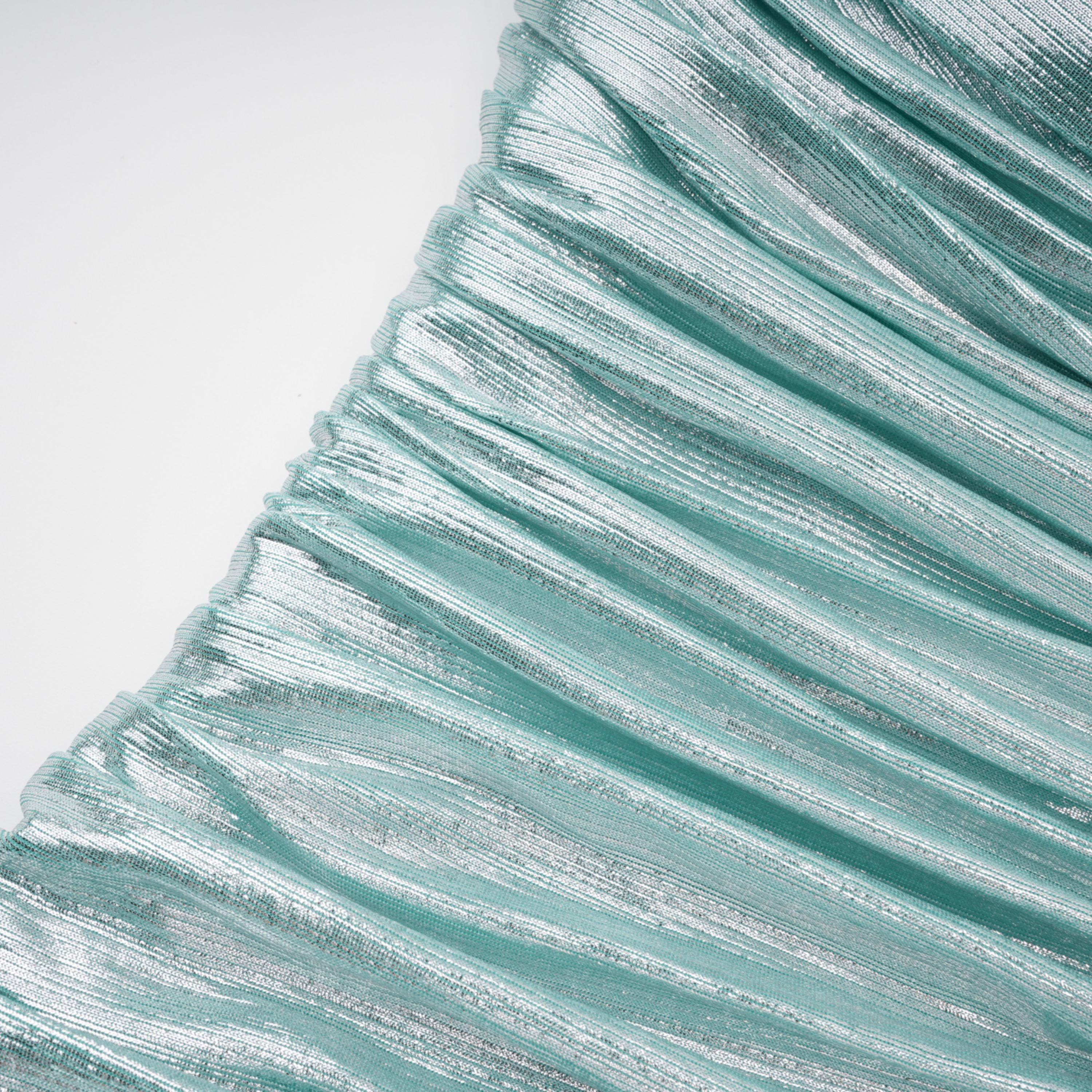 فستان طويل لامع باللون الأزرق الكوبالت من Azar