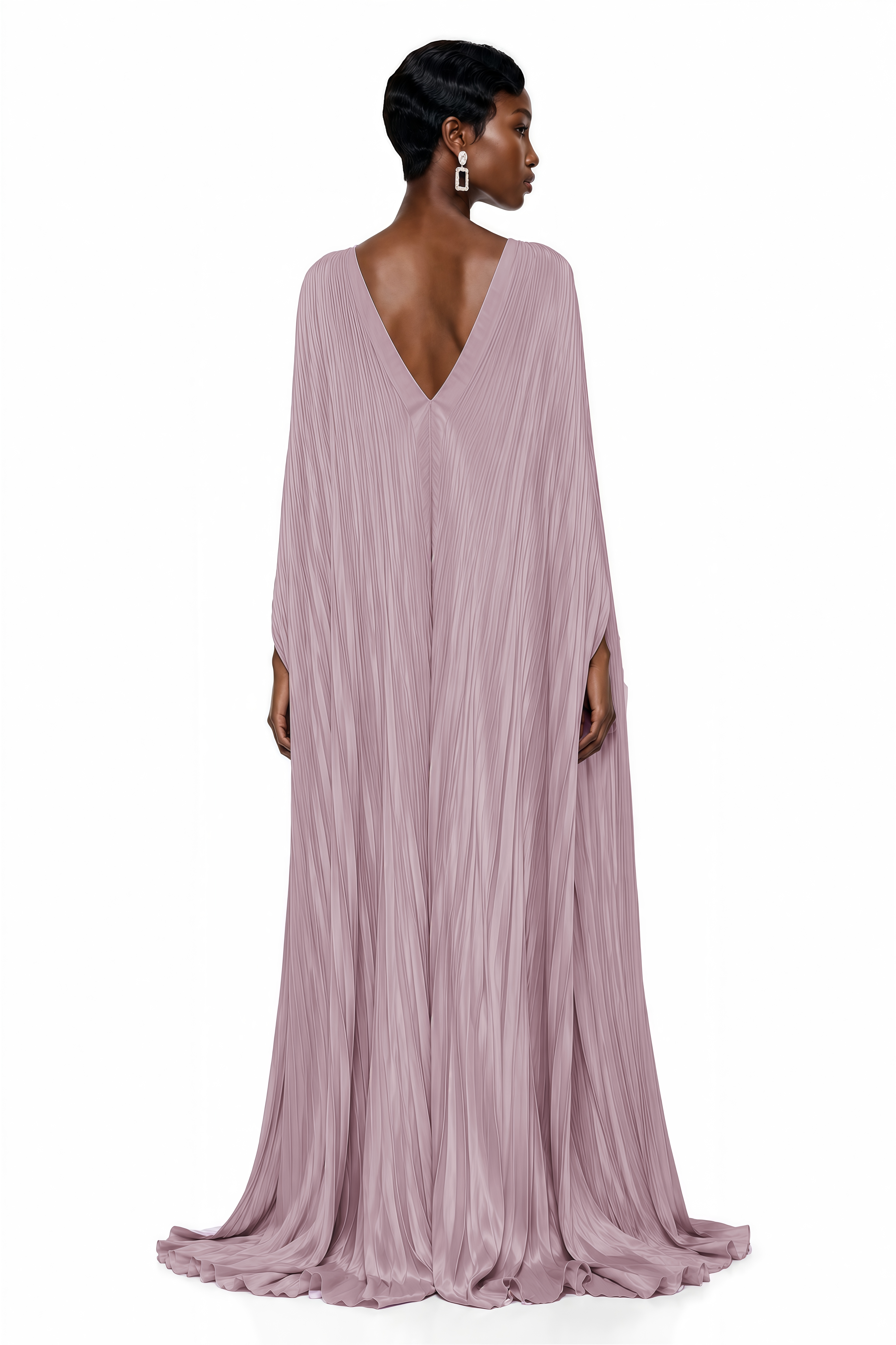 Belinha Soft lilac Ruched Corset Maxi Dress
