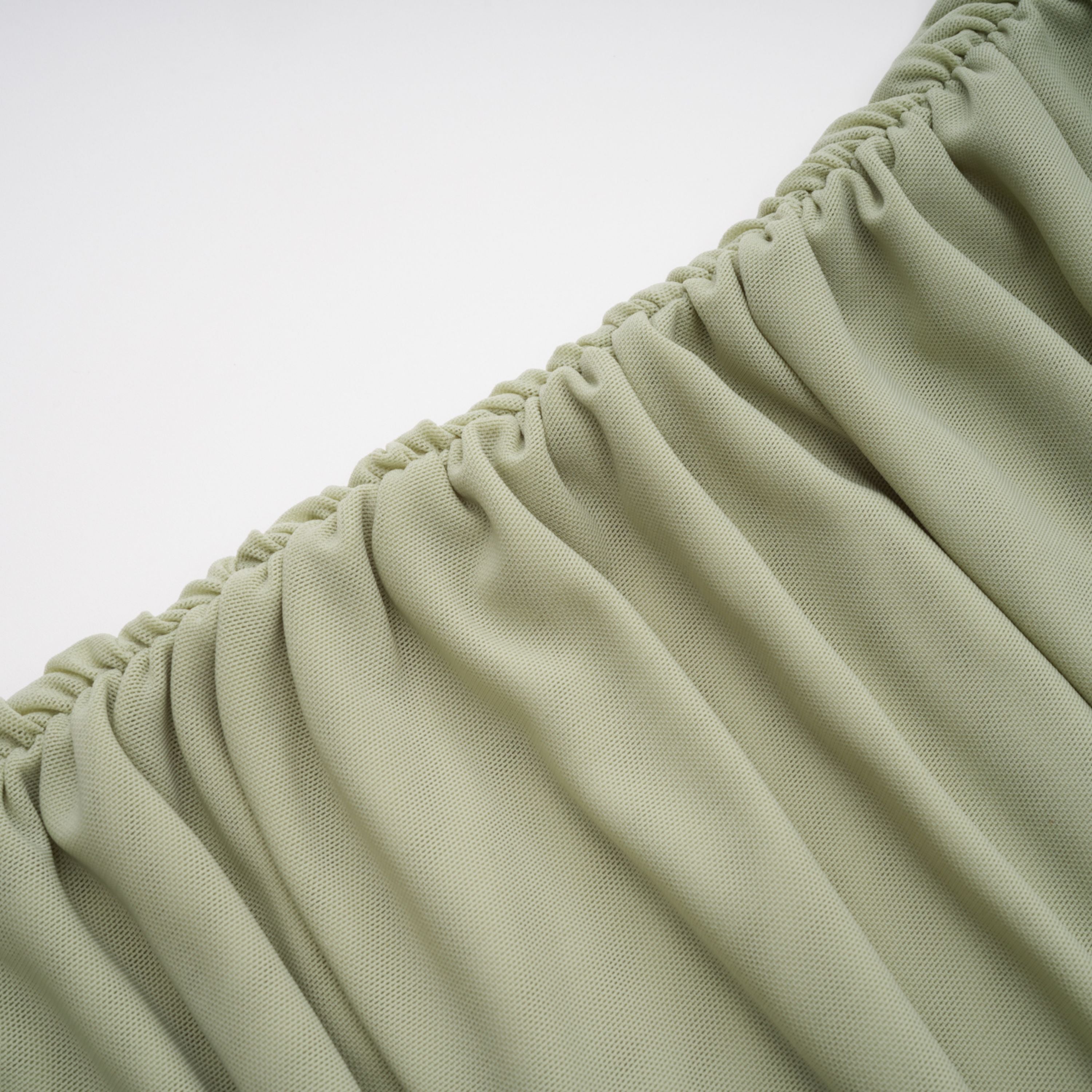Branwen Green One Shoulder Top & Skirt Set