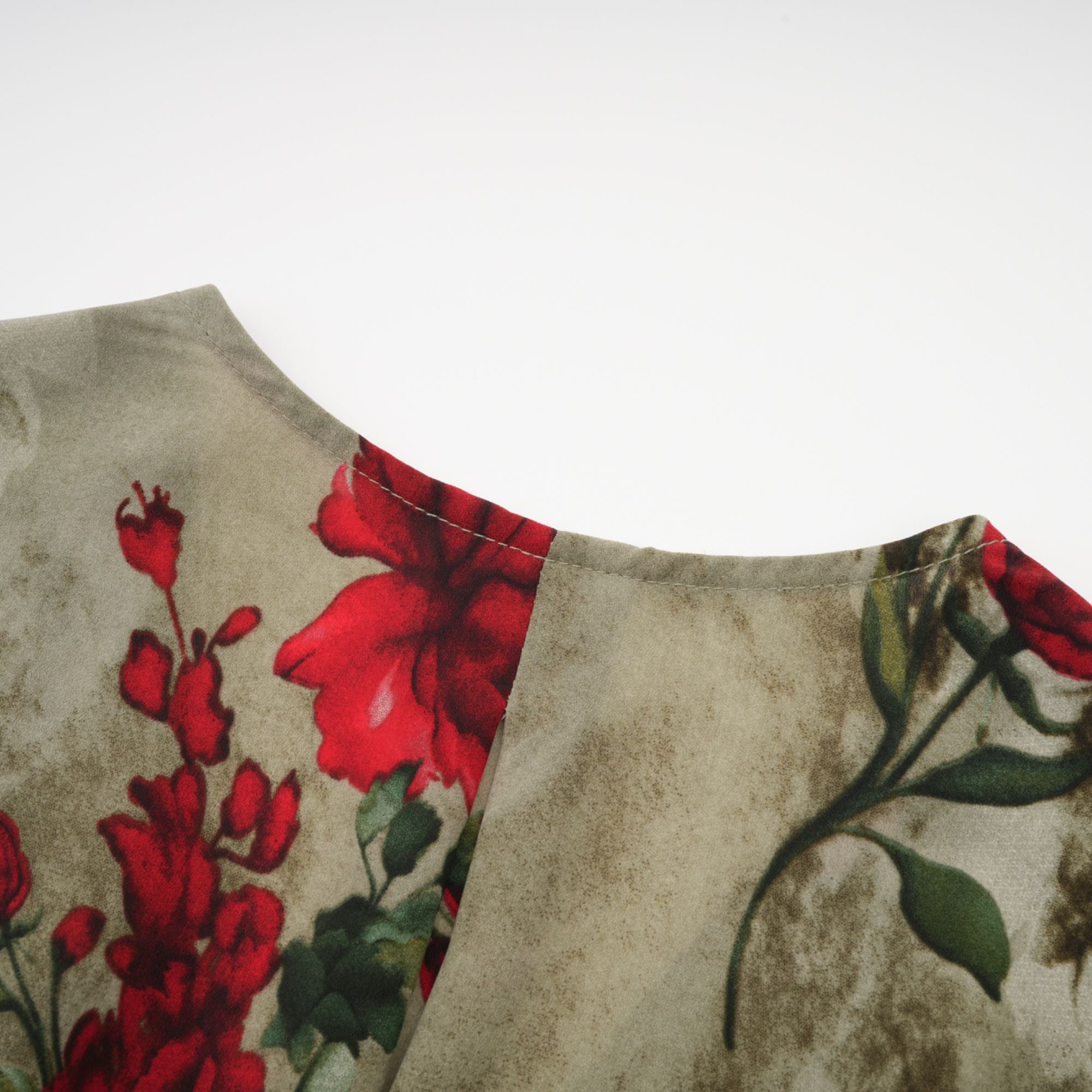 Mélisande floral-print V neck midi dress