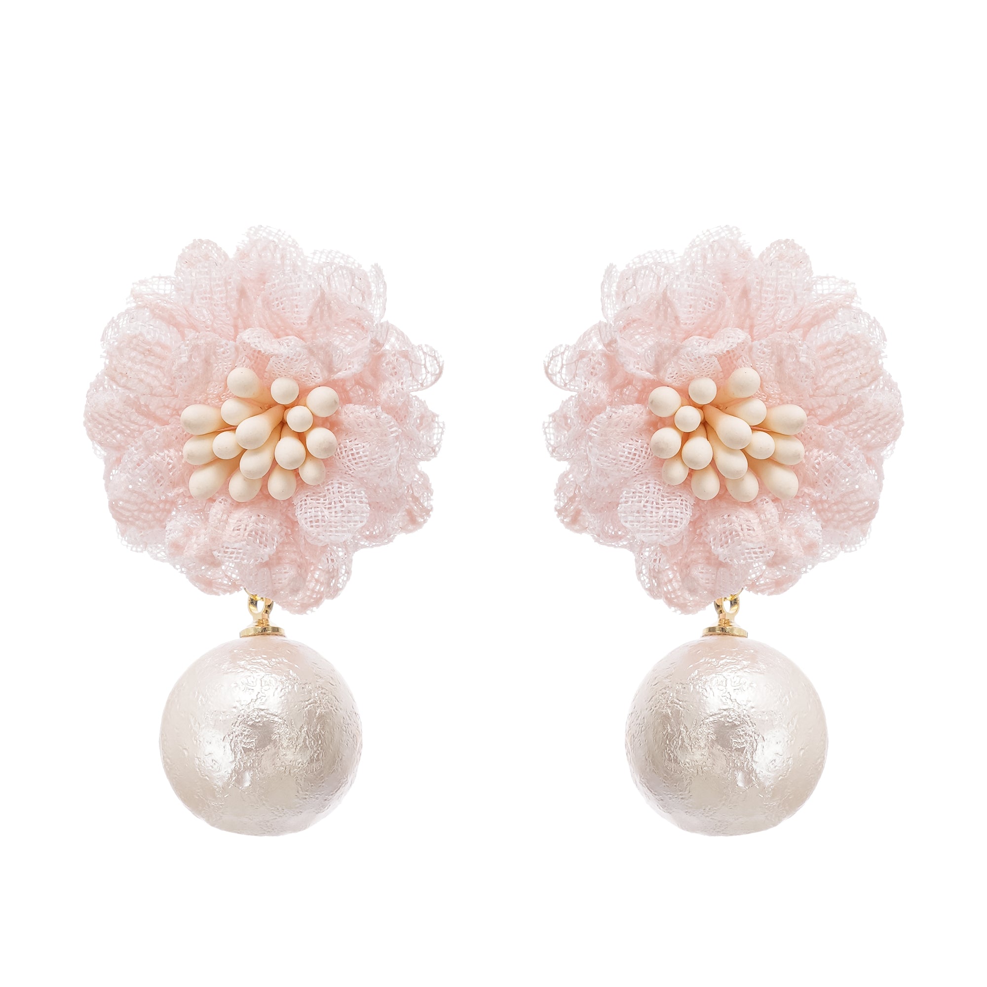 Capriana floral motif drop earrings