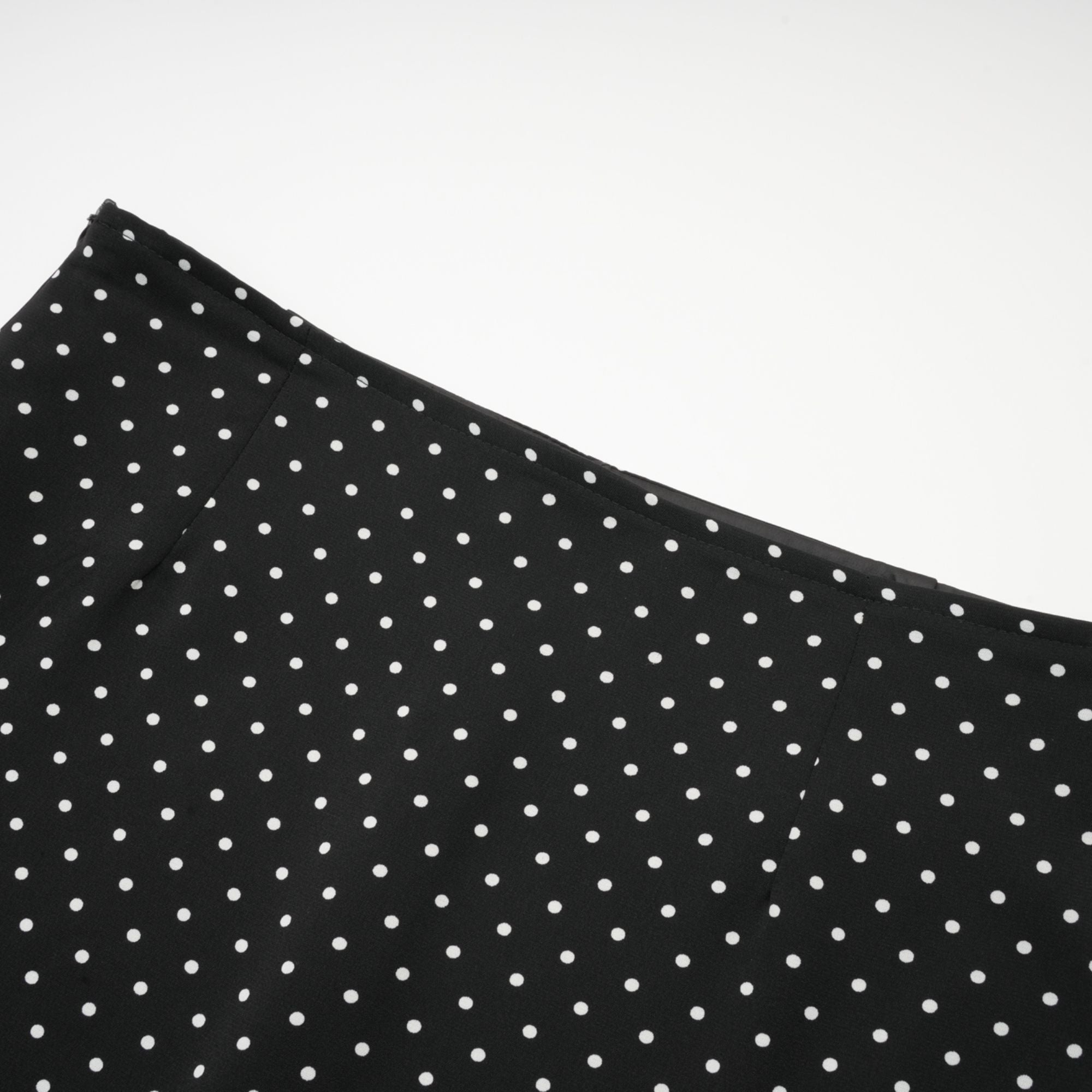 Clémence polka dot print skirt