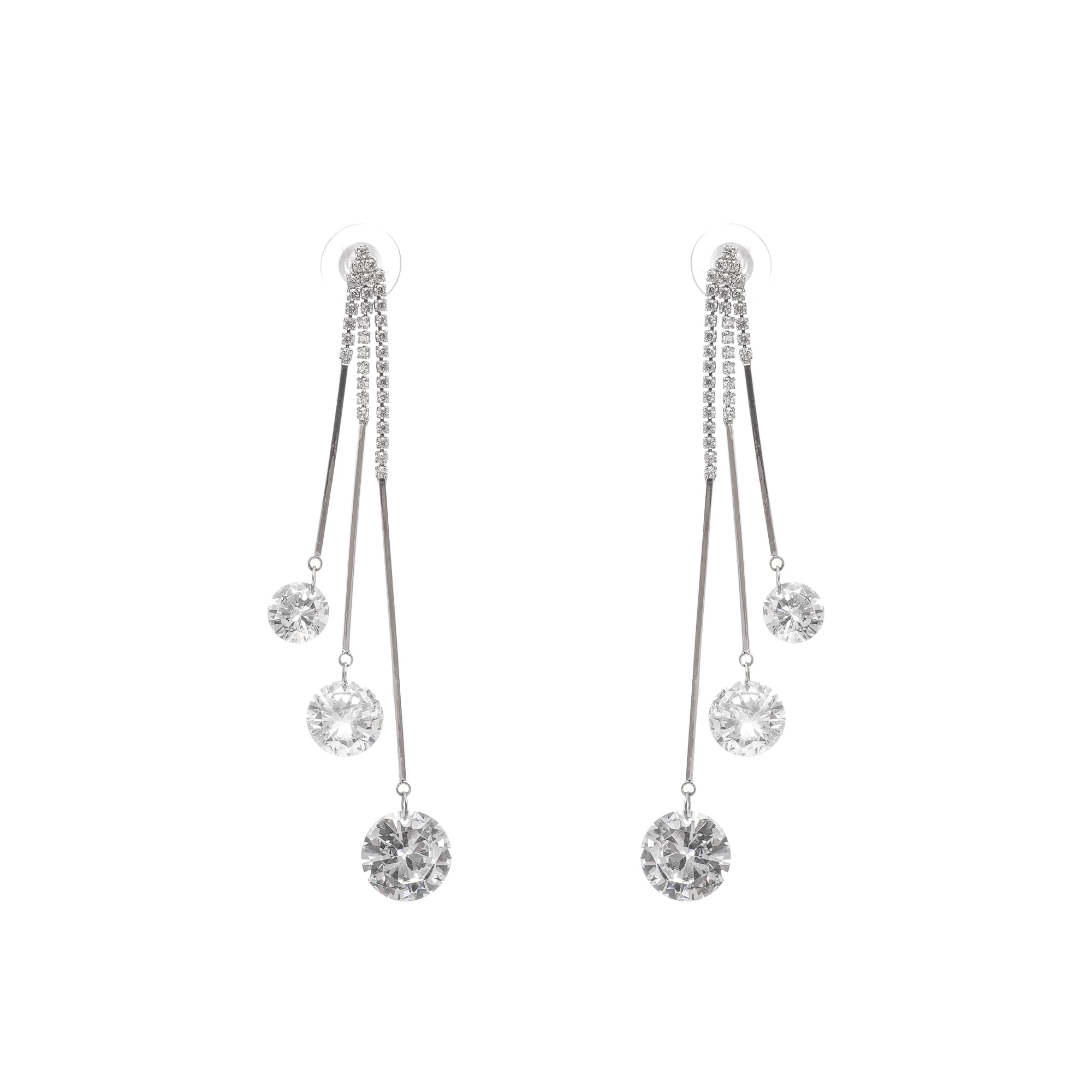 Solada crystal drop earrings