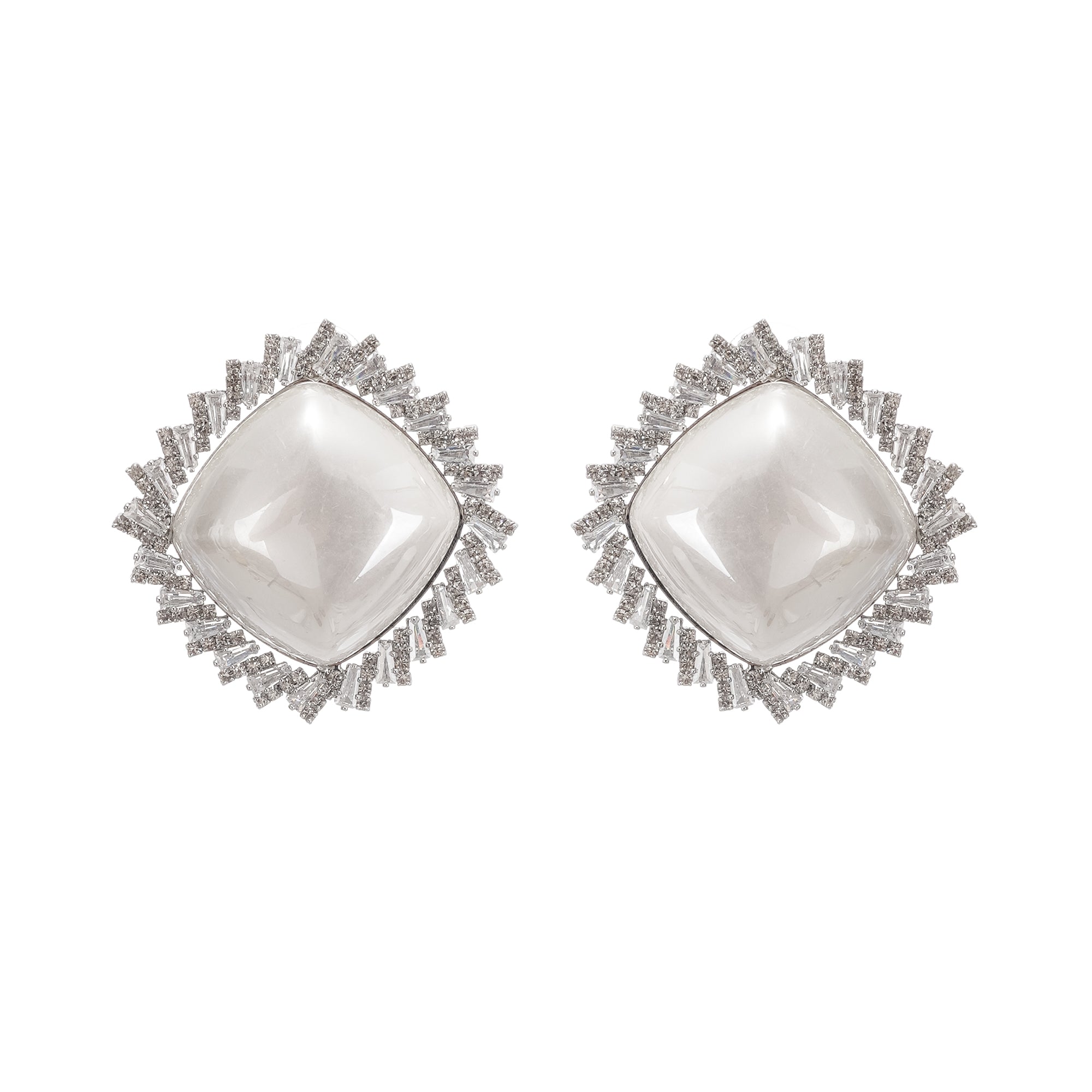 Marilyn crystal-embellished stud earring