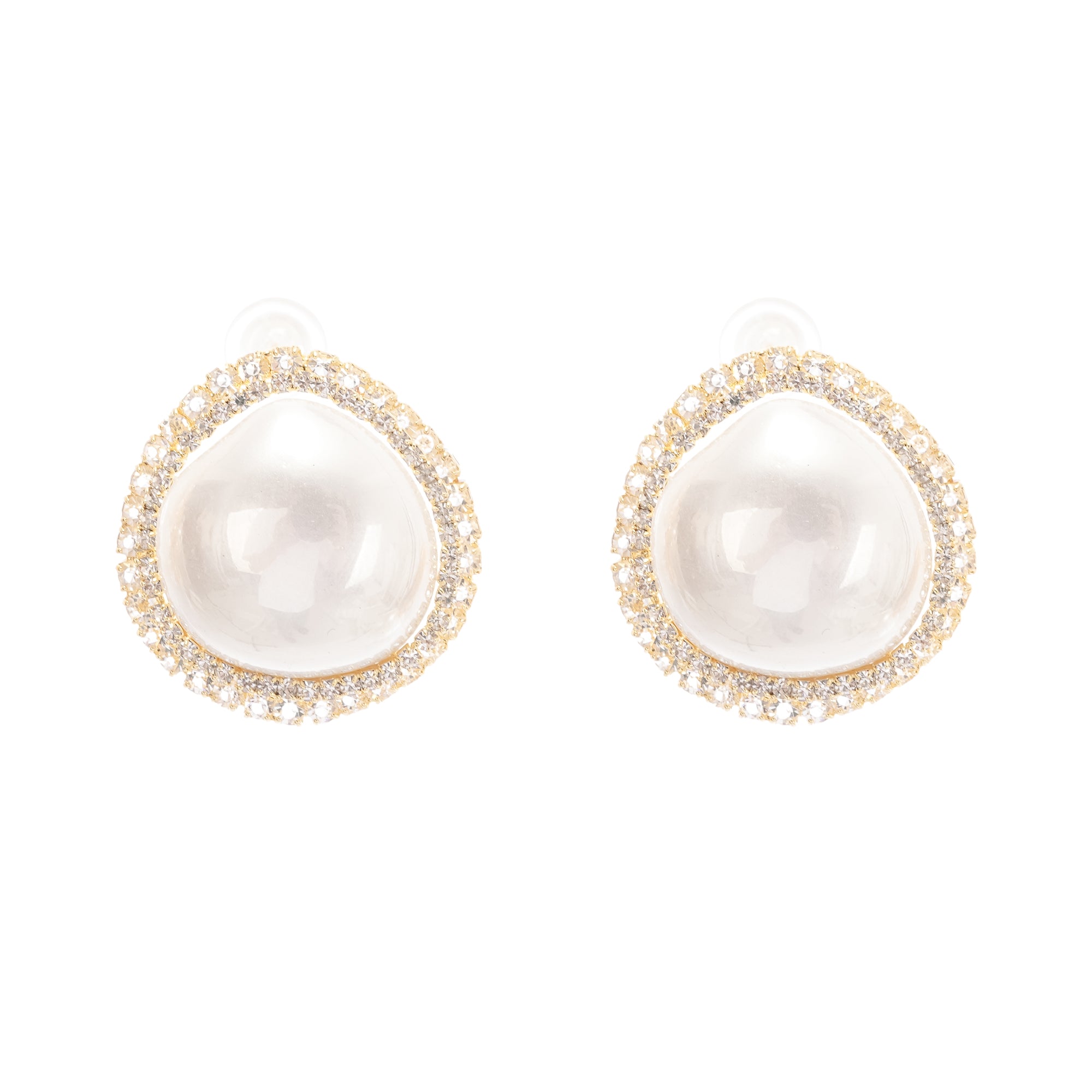 Gloria faux-pearl stud earrings