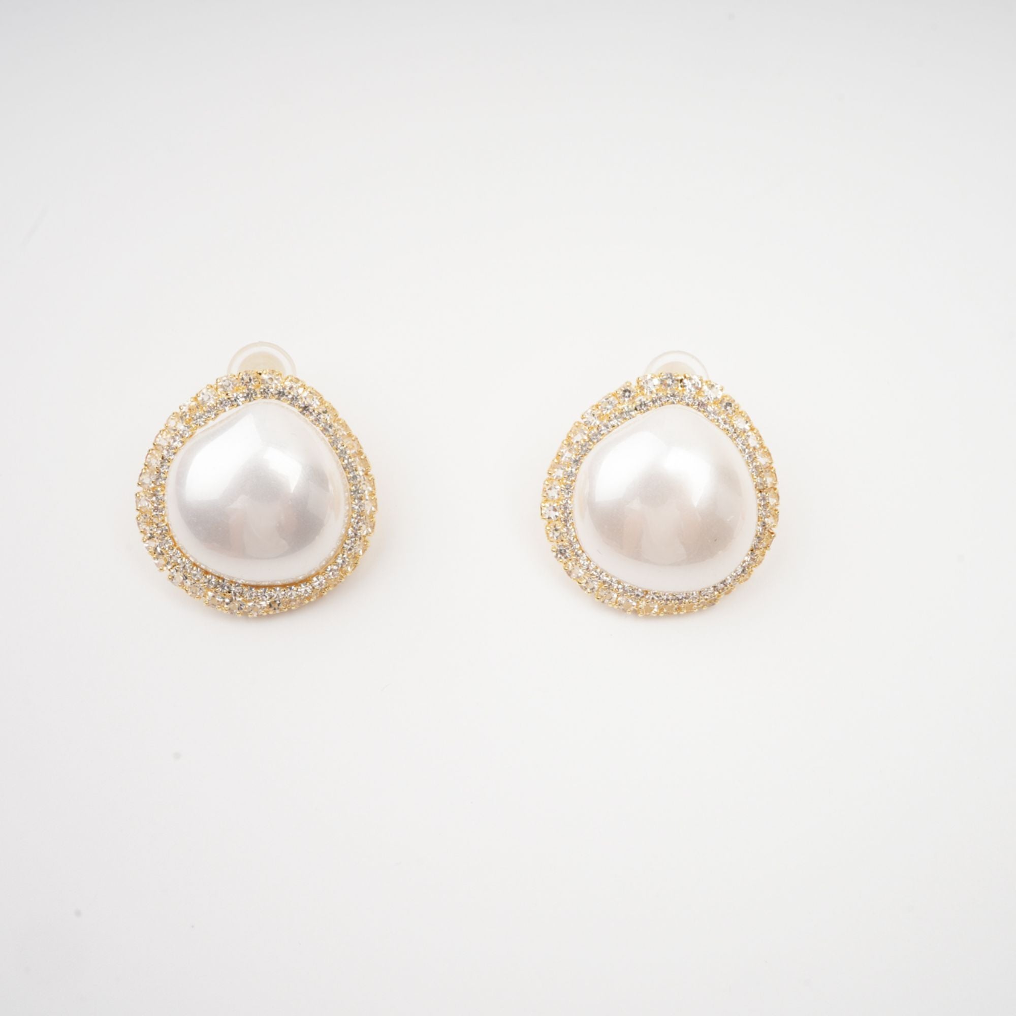 Gloria faux-pearl stud earrings