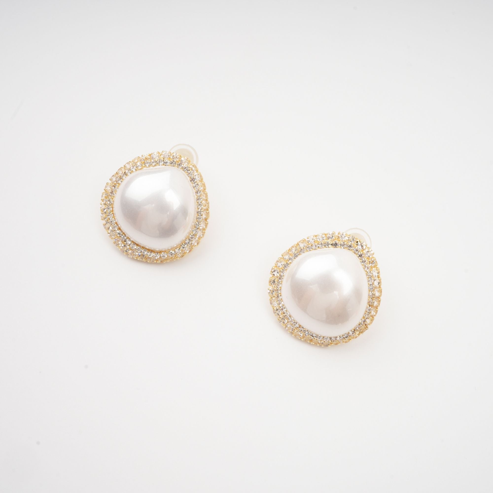 Gloria faux-pearl stud earrings