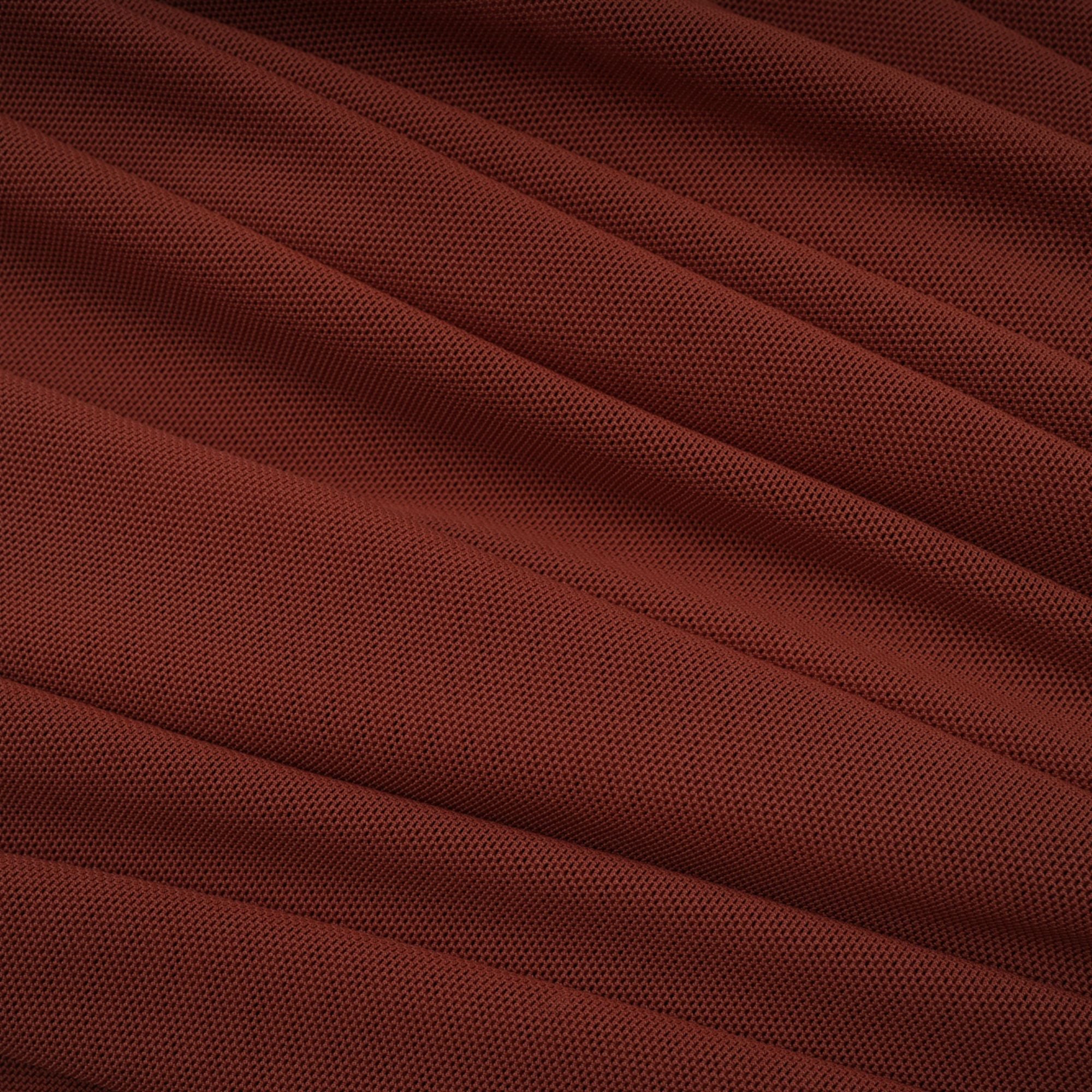 فستان دانيه براون ماكسي بتصميم مجعد ومطرز