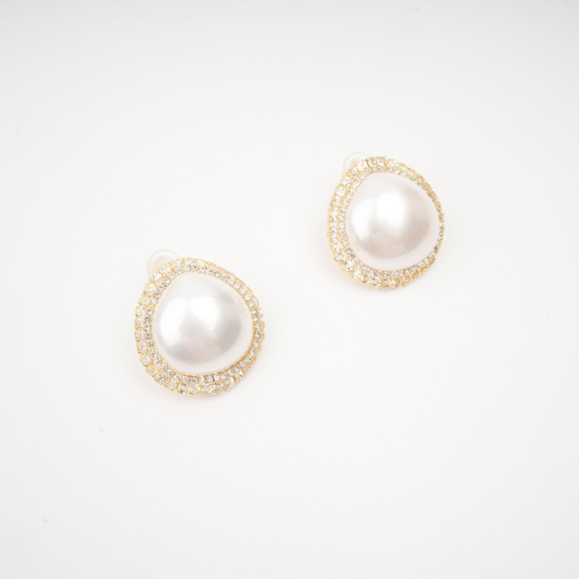 Gloria faux-pearl stud earrings