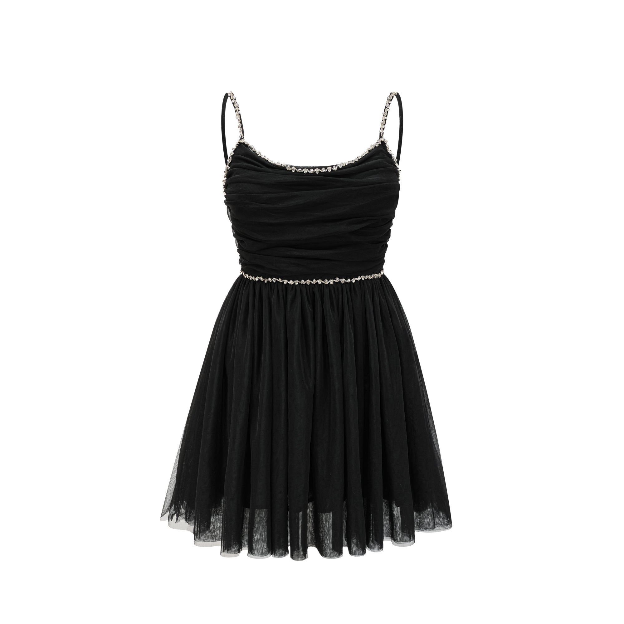 Catriona embellished tulle mini dress