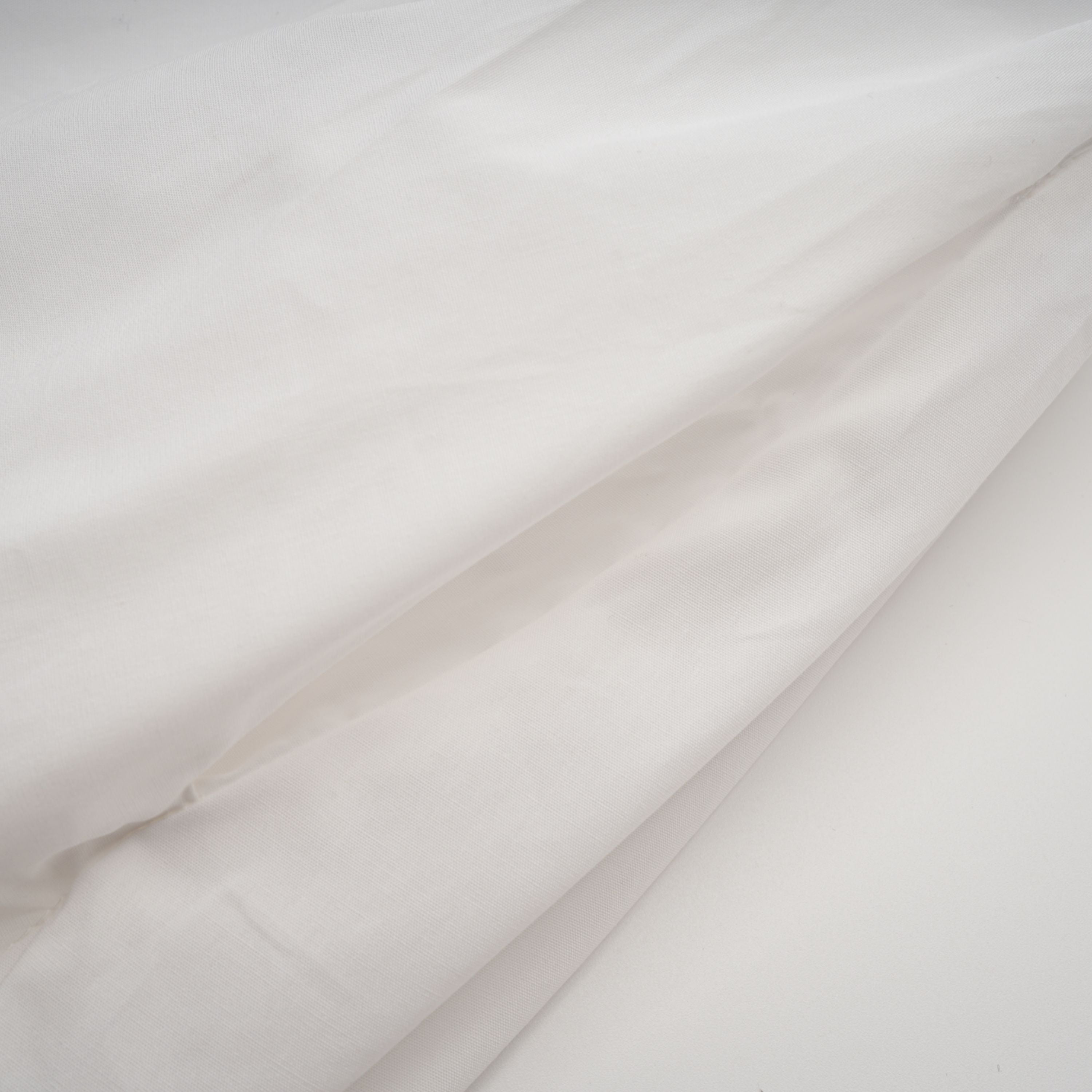 Caterina White Shirred Shirt & Skirt Set