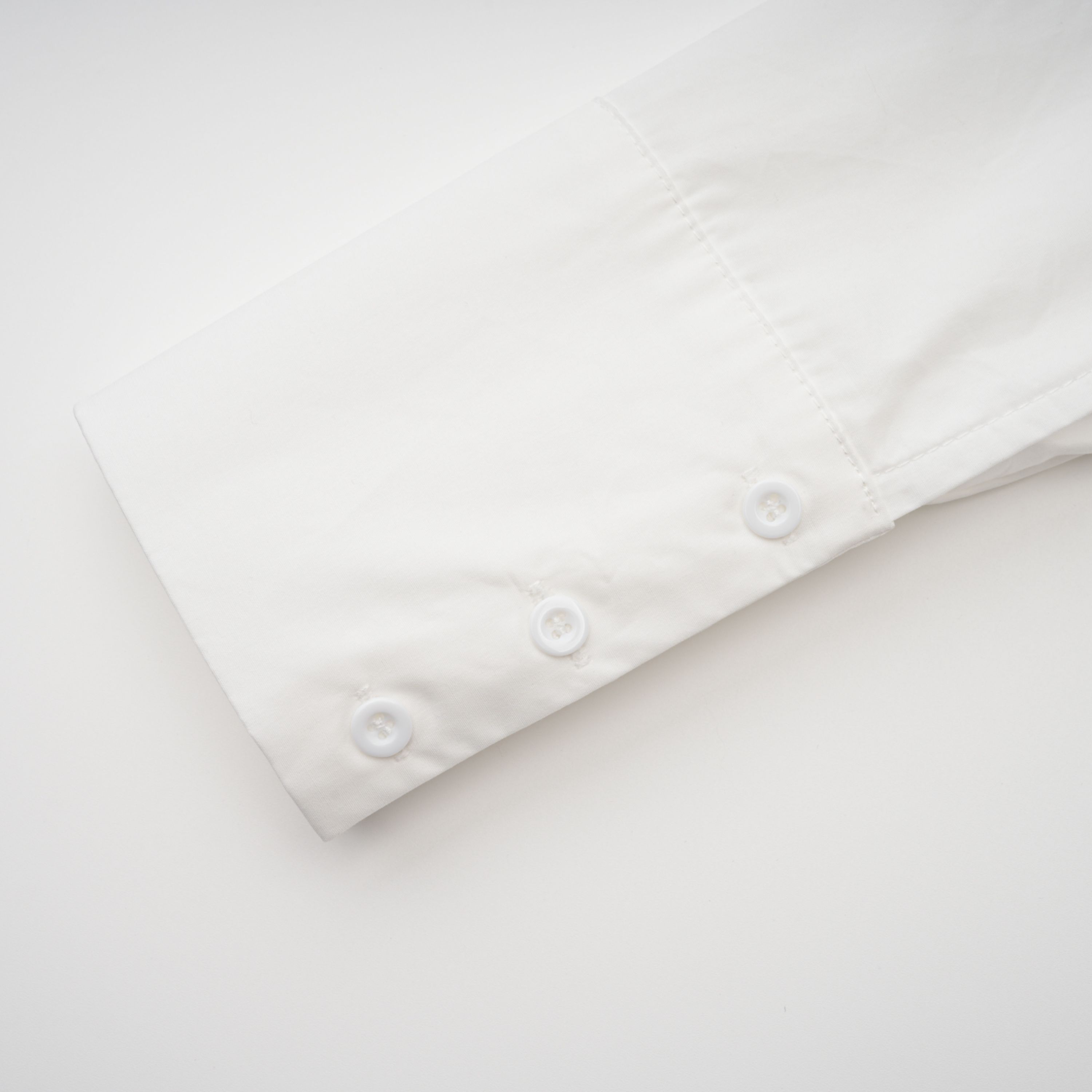 Caterina White Shirred Shirt & Skirt Set