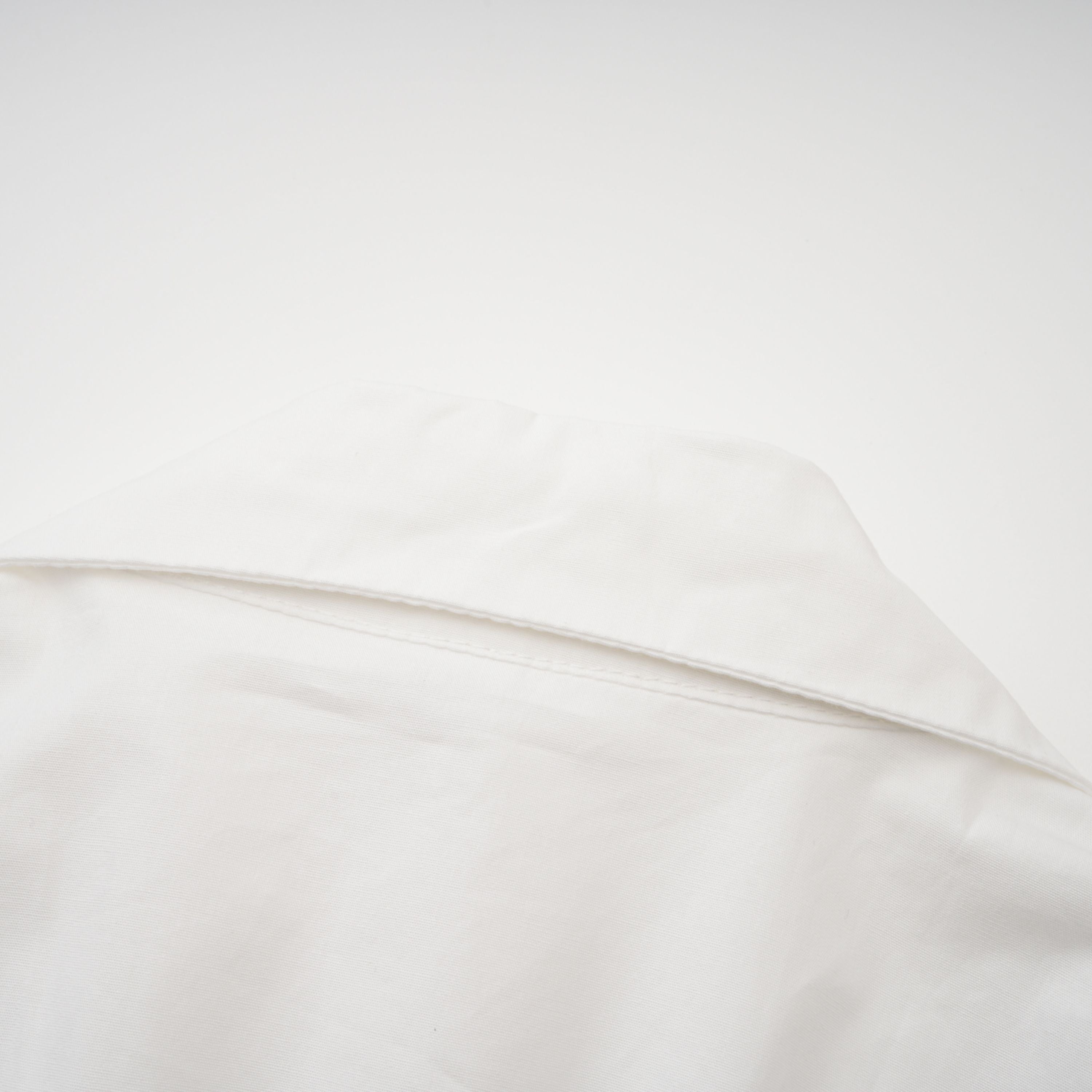 Caterina White Shirred Shirt & Skirt Set