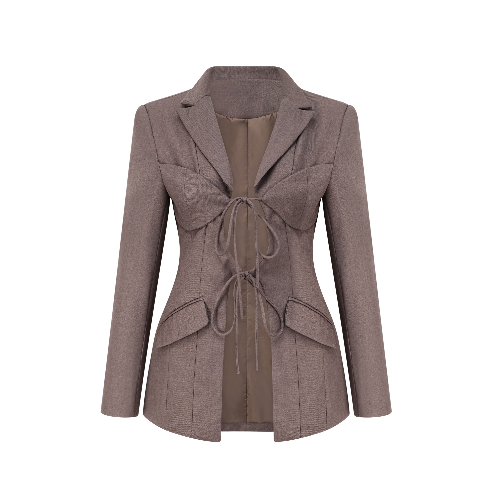 Solange tie-up design blazer