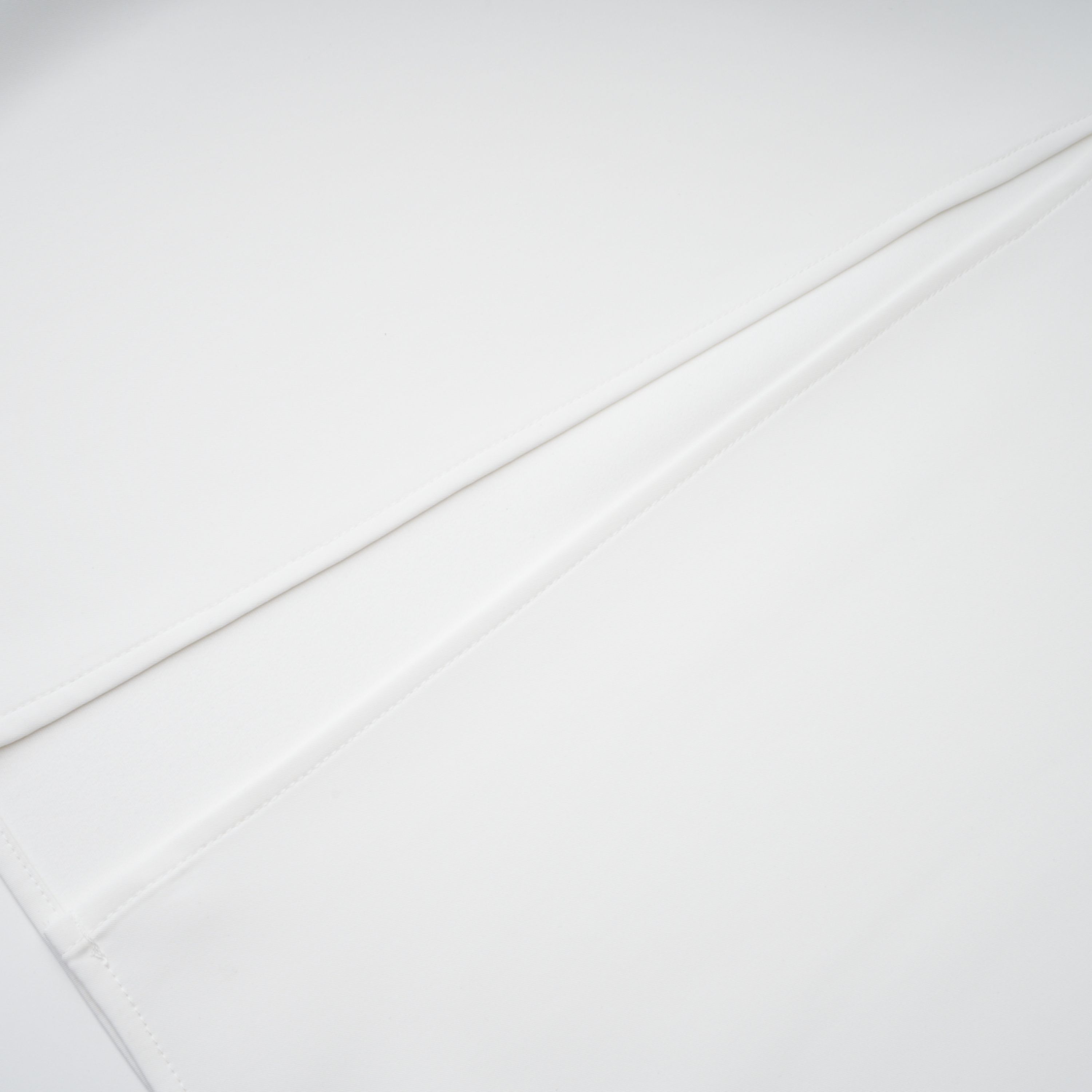 Solara White Draped Midi Dress