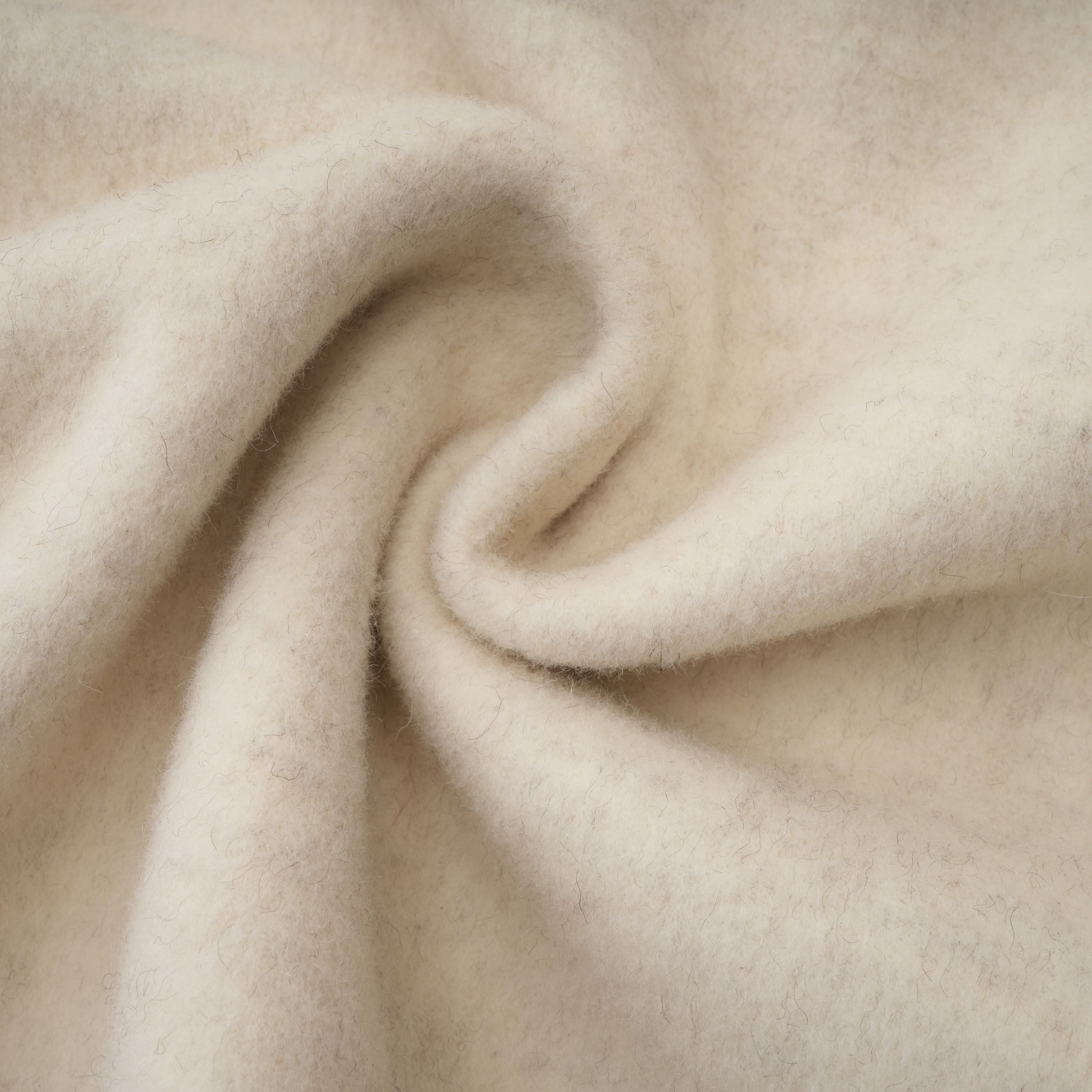 Cecilia White Belted Fur Trim Coat