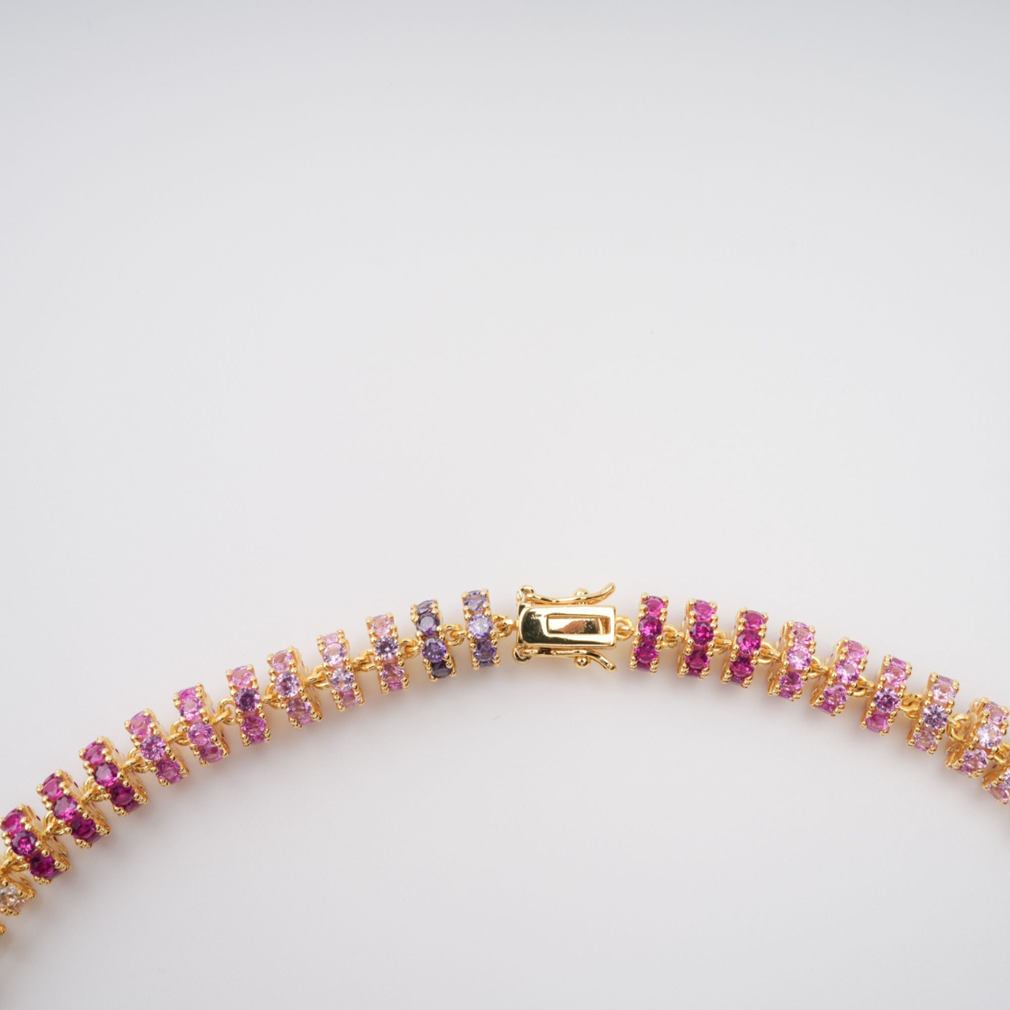 Sandrine Gold Tone Crystal Embellished Necklace