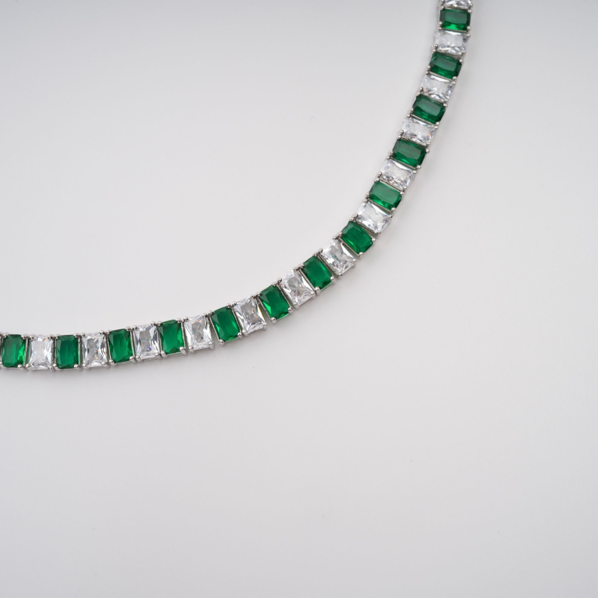 Florence Green Crystal-Embellished Necklace