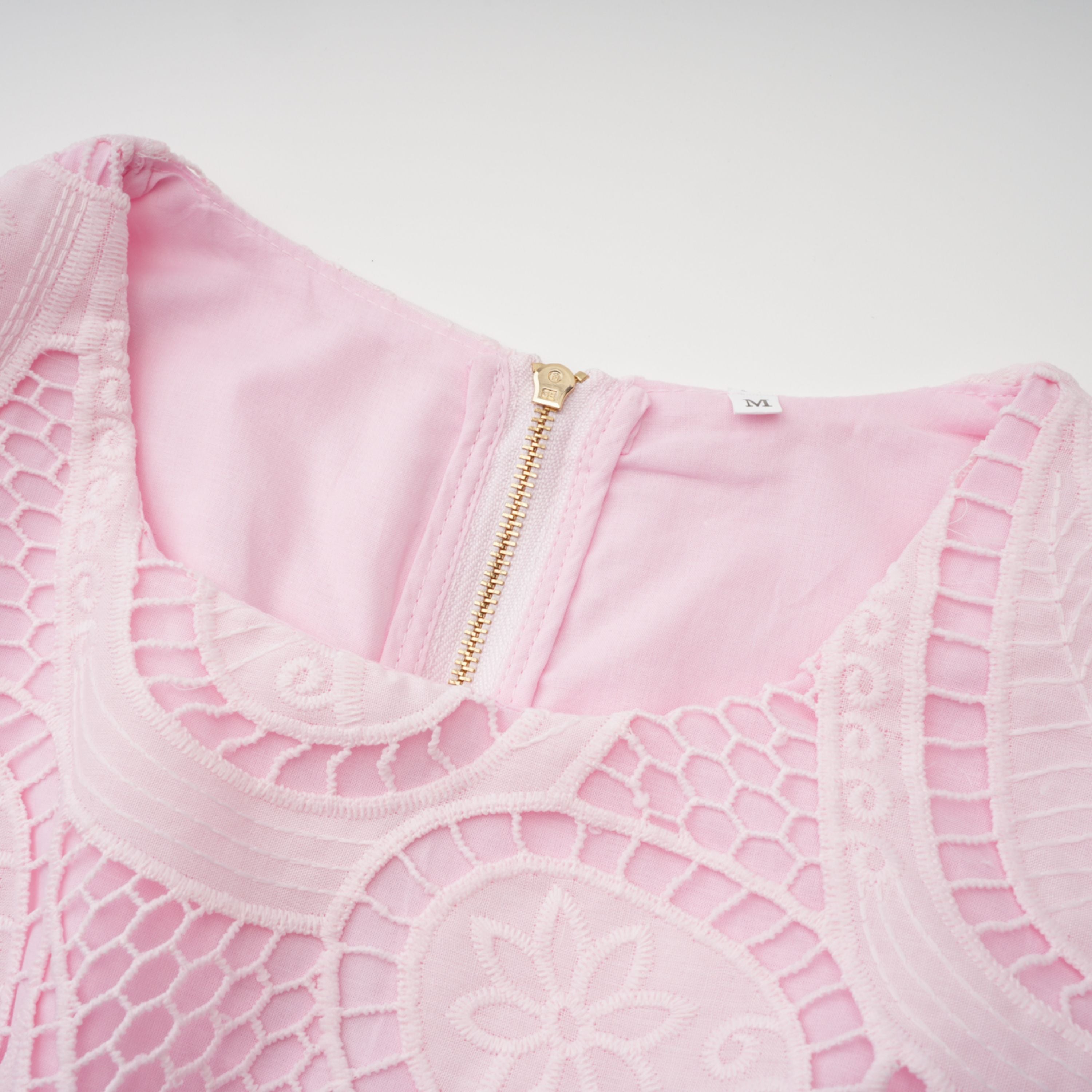 Joséphine Rosa besticktes Blusen- und Rock-Set