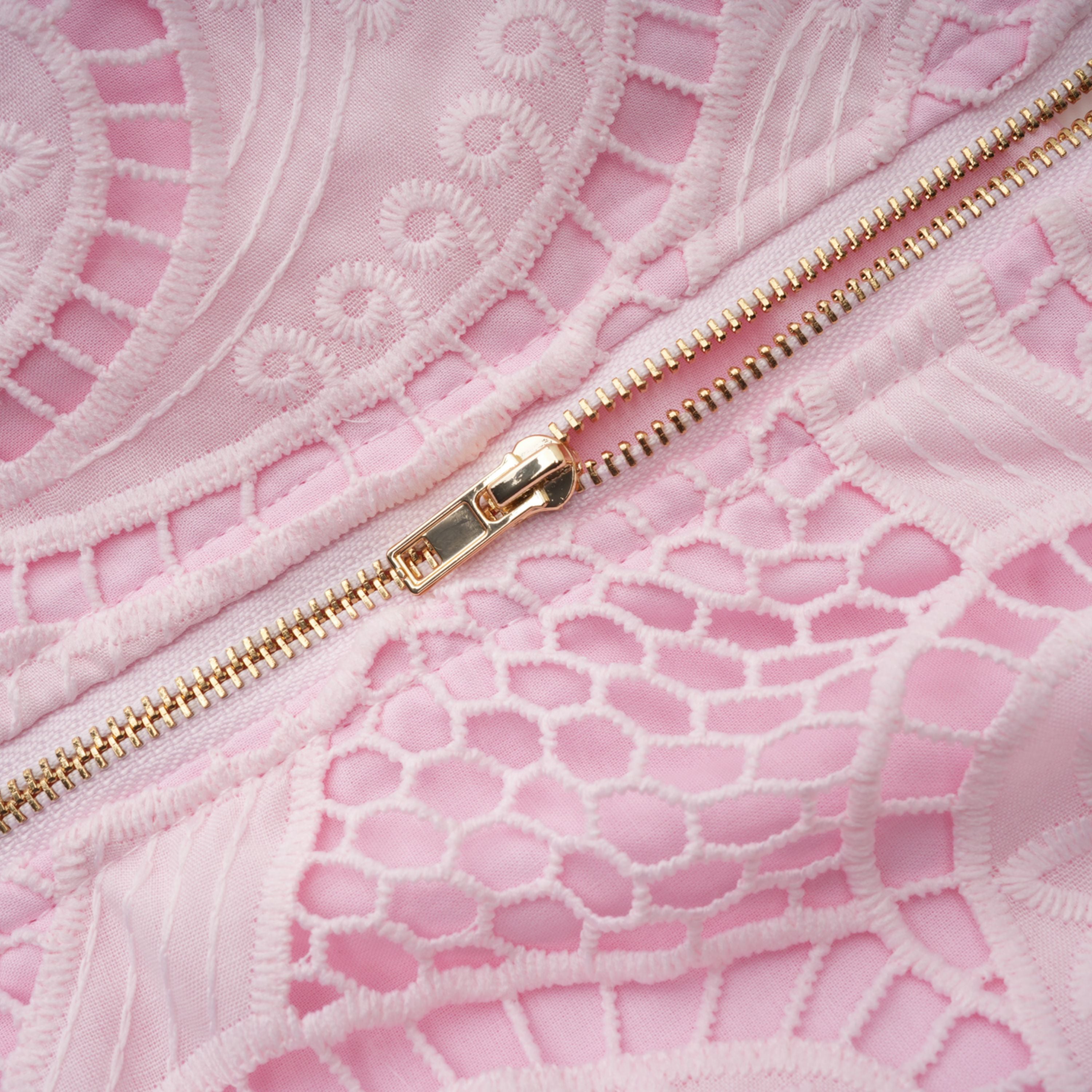 Joséphine Rosa besticktes Blusen- und Rock-Set