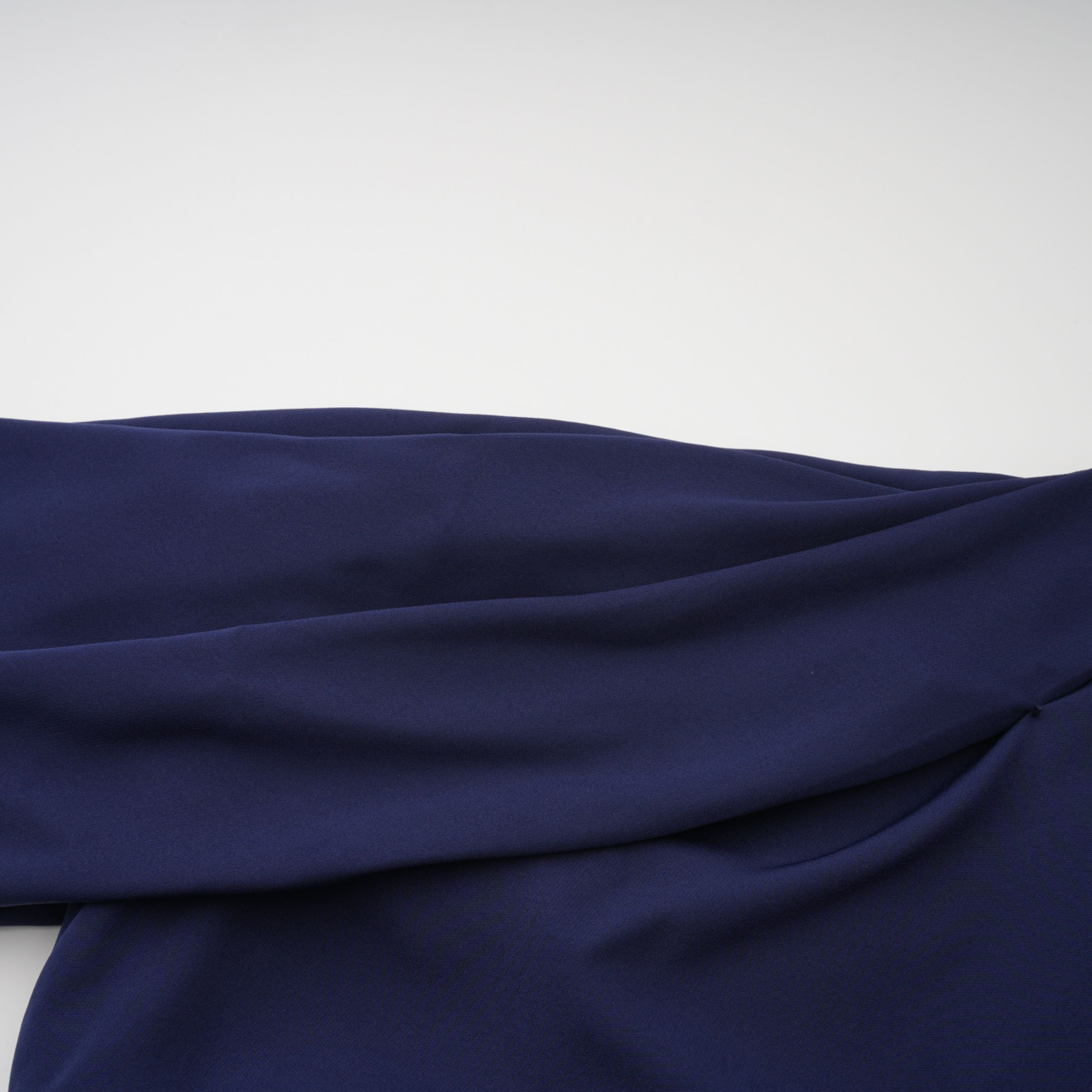 فستان ميدي بتصميم شريط أزرق داكن من Melokuhle