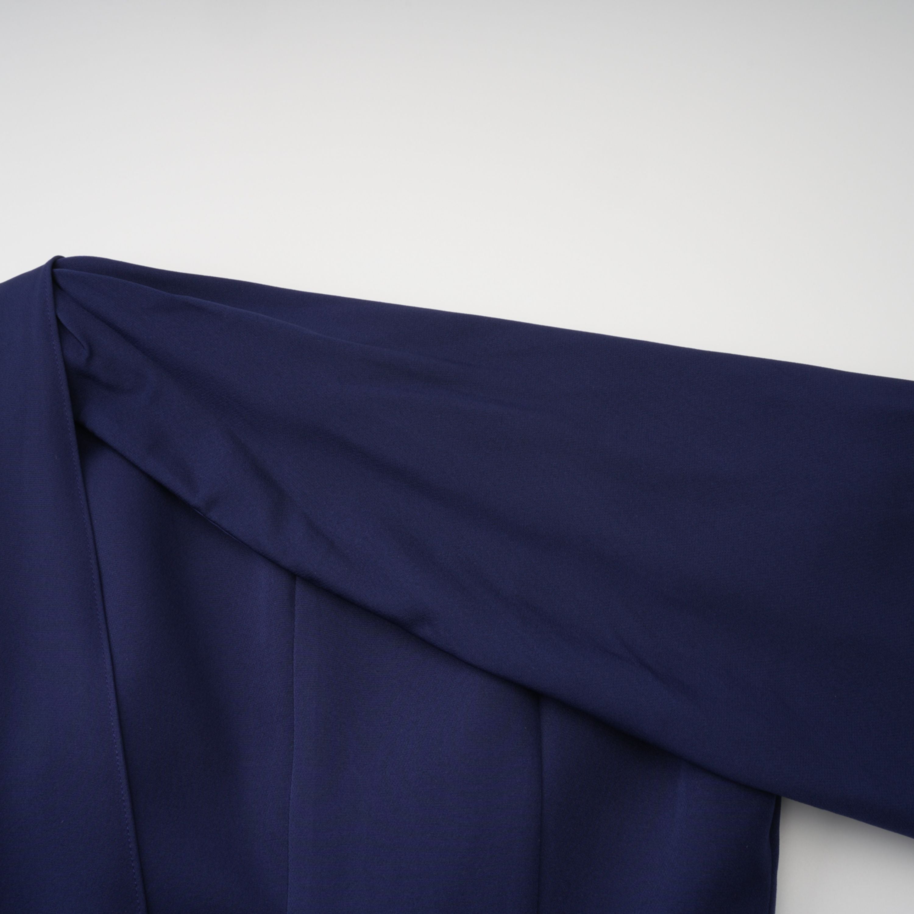 فستان ميدي بتصميم شريط أزرق داكن من Melokuhle