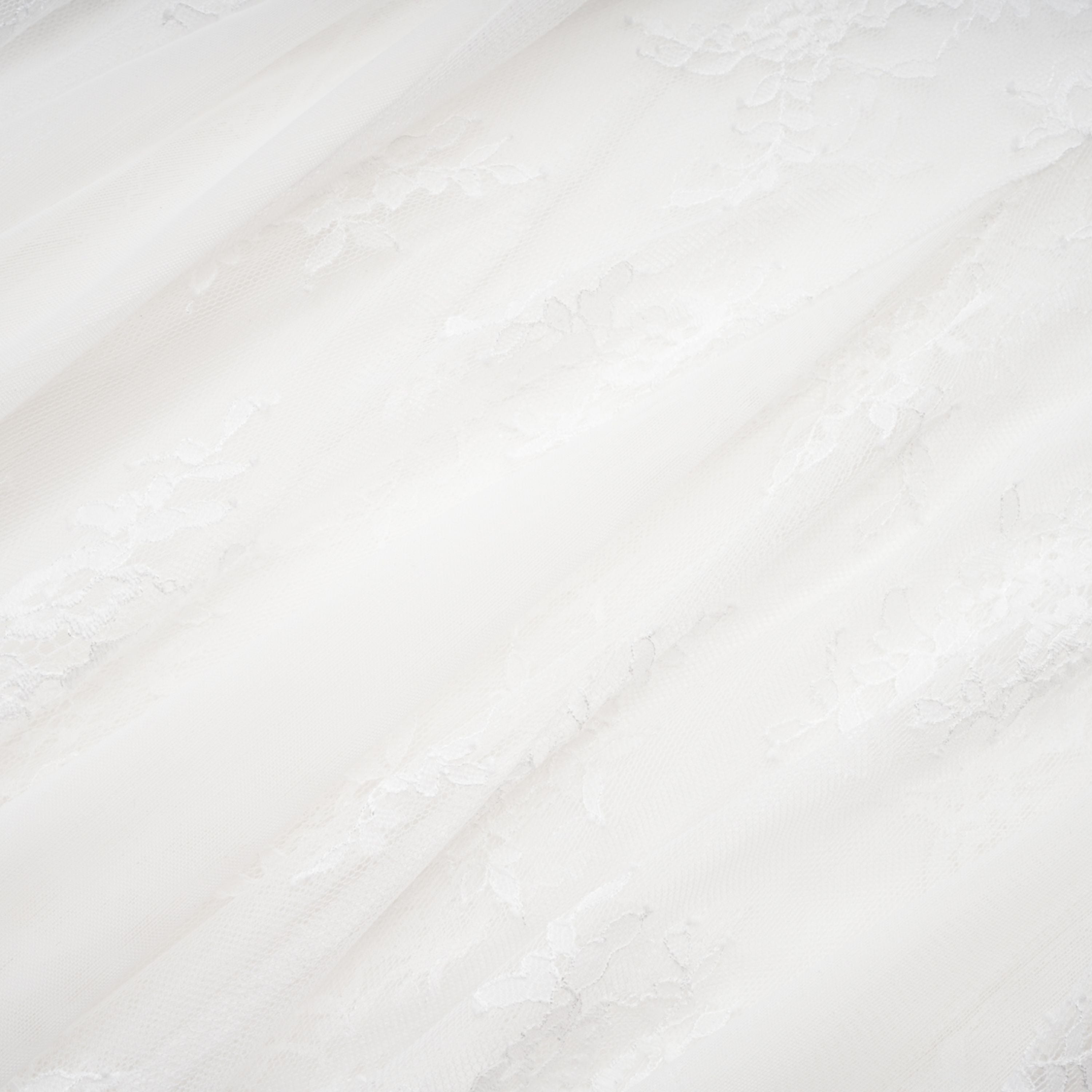 Margherita White Floral Lace Dress & Skirt Set