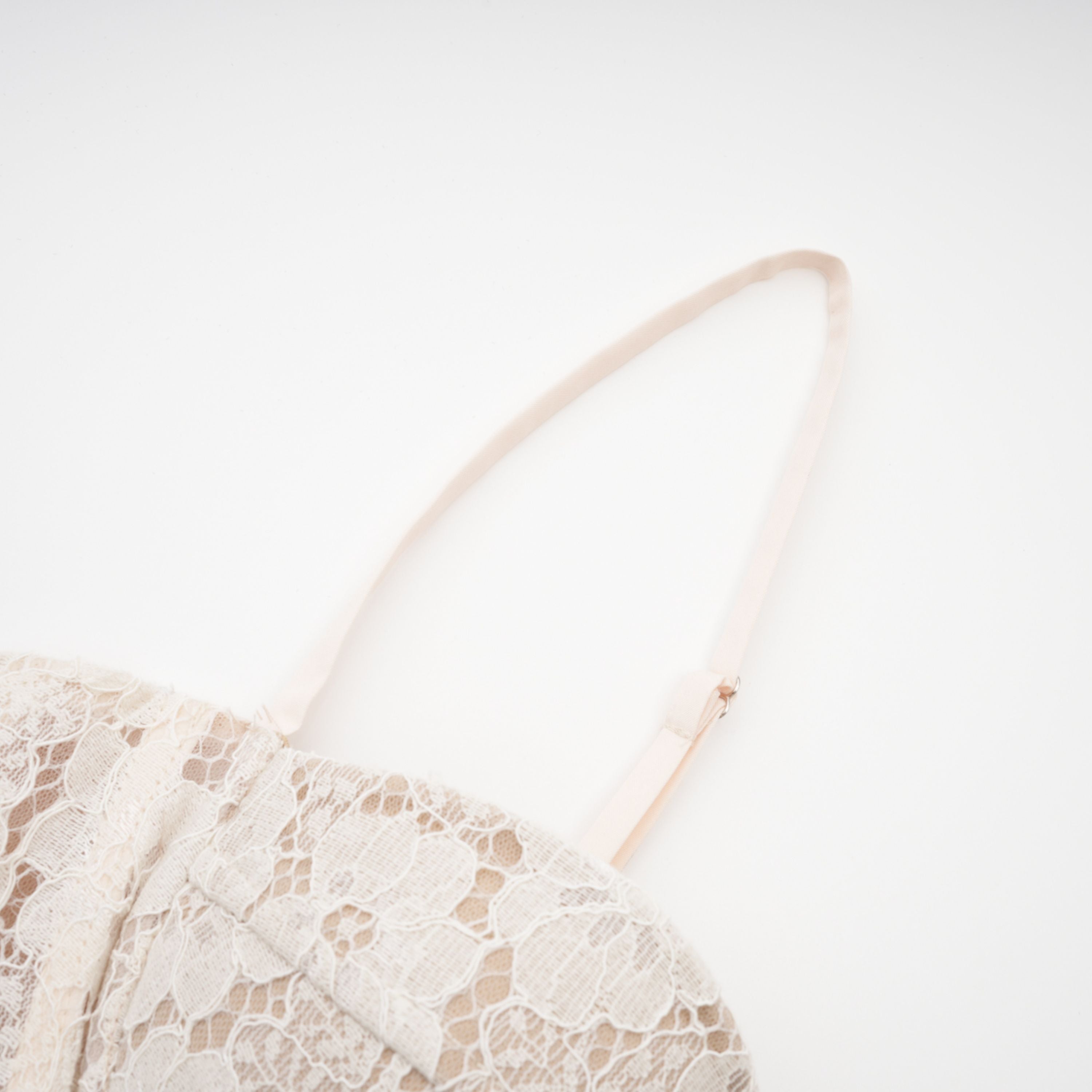 Celina White Lace Corset Maxi Dress