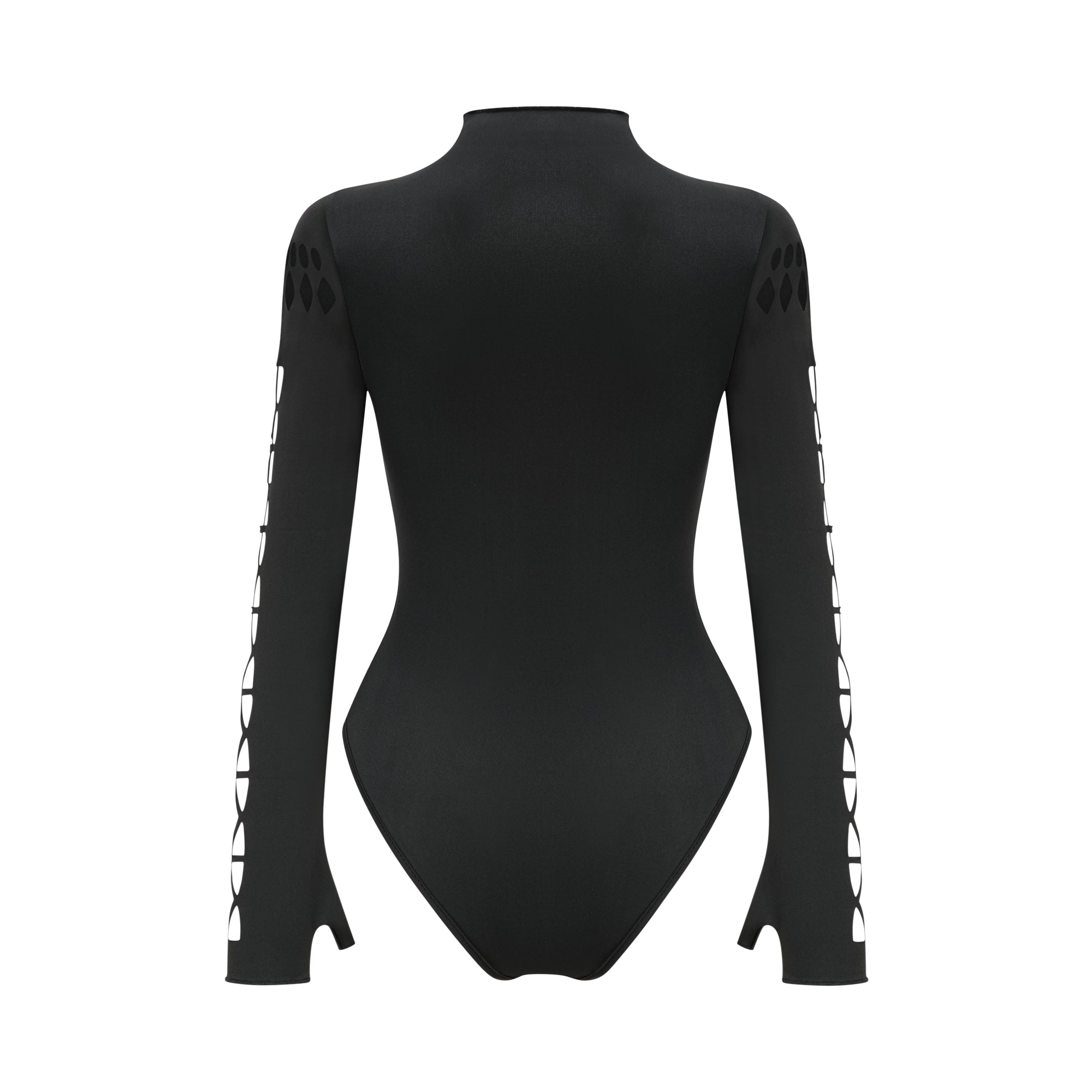 Capriana long-sleeved cut-out bodysuit