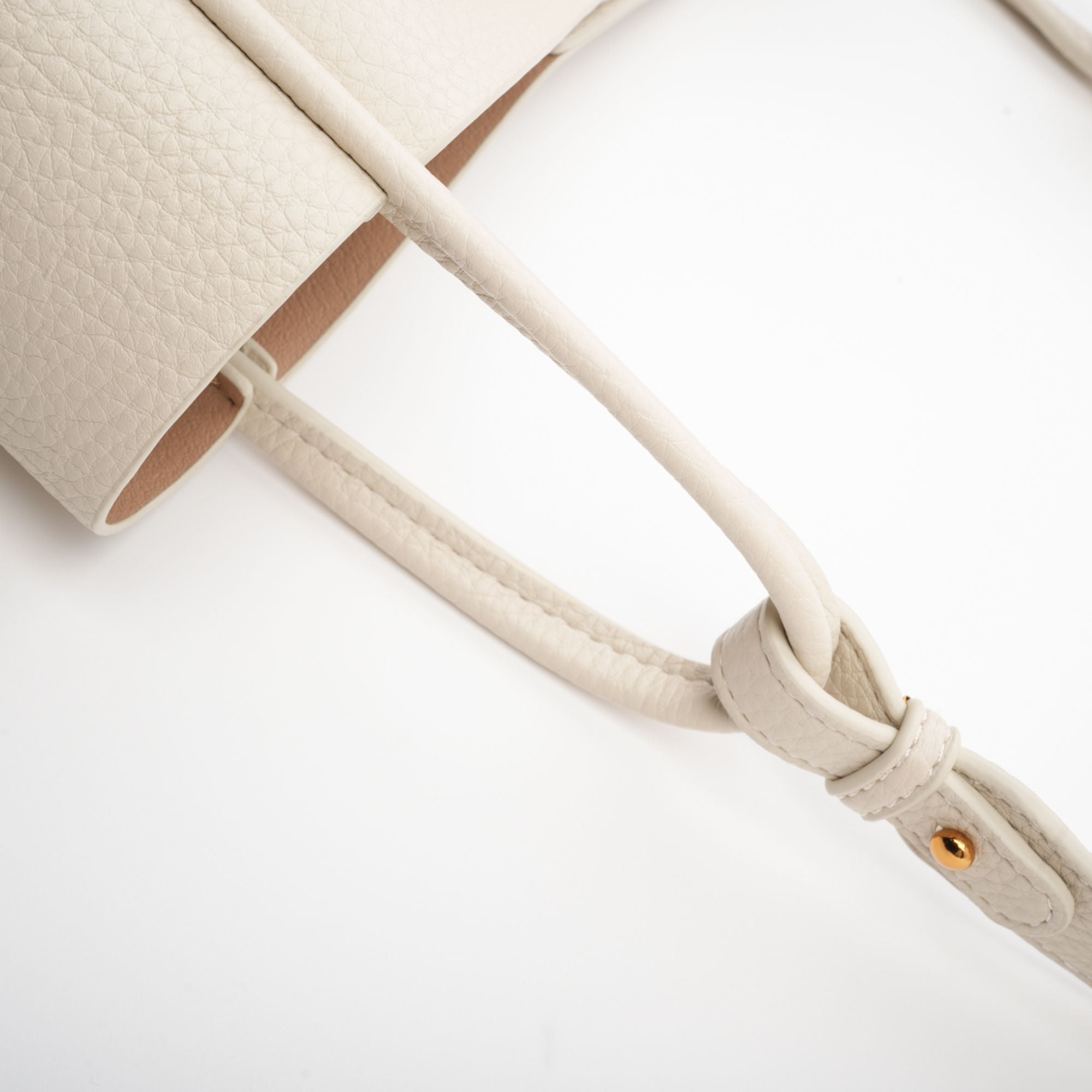 Zahra white scarf-detail tote bag